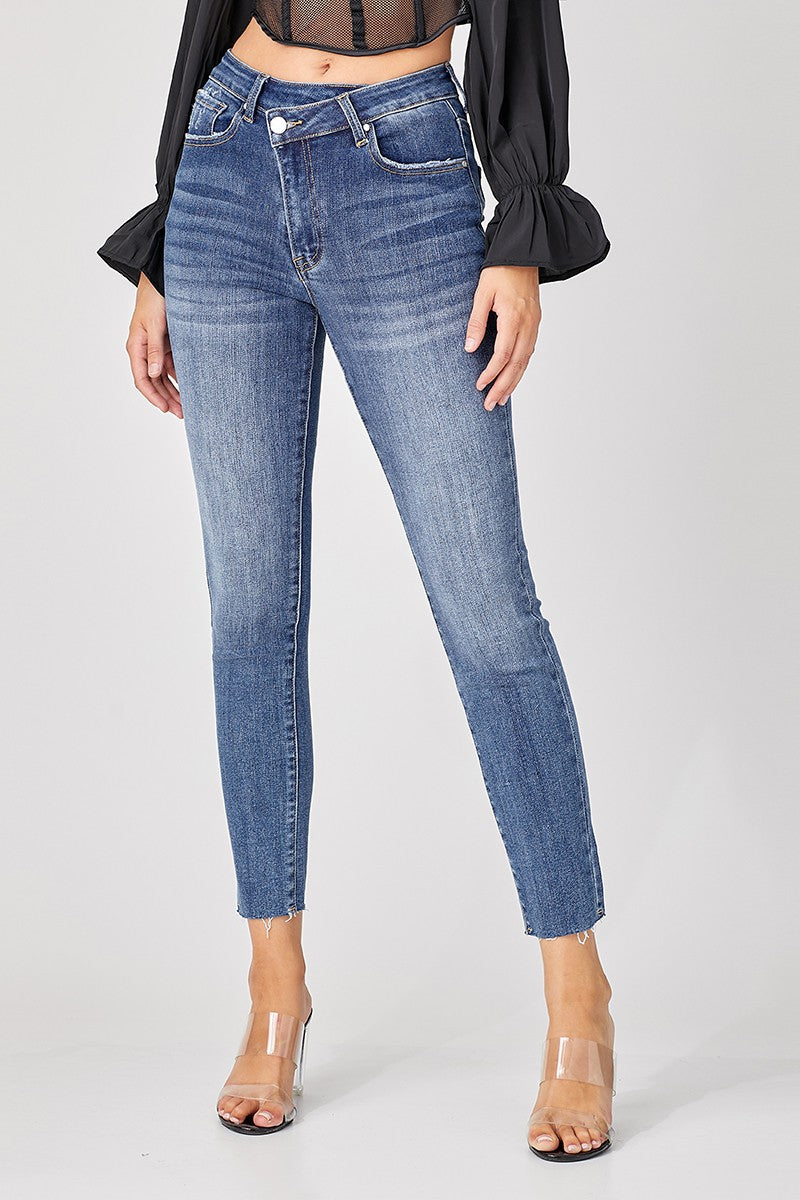 *NEW* Mason High Rise Crossover Loose Ankle Skinny