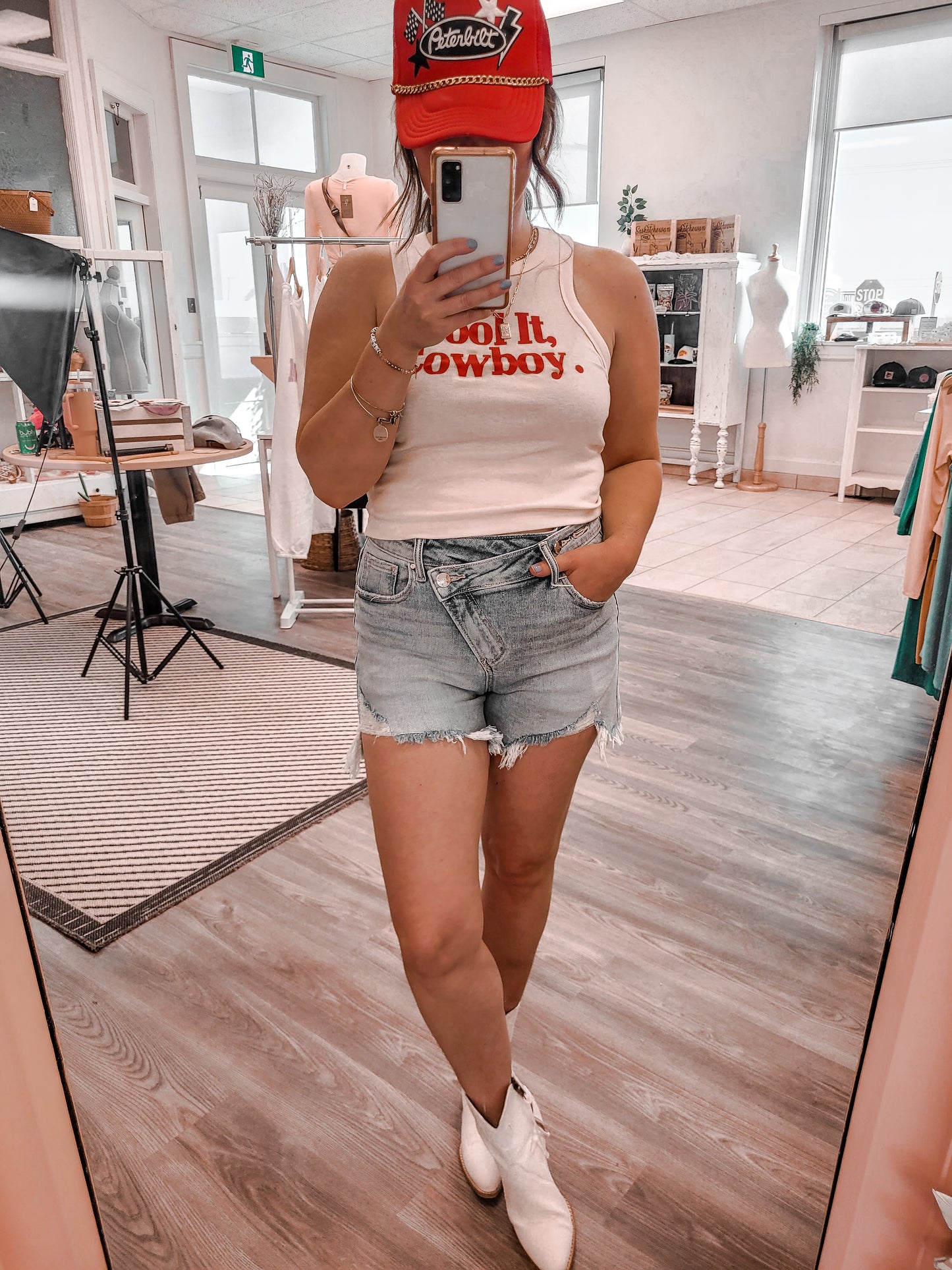*NEW* Hudson High Rise Crossover Denim Shorts