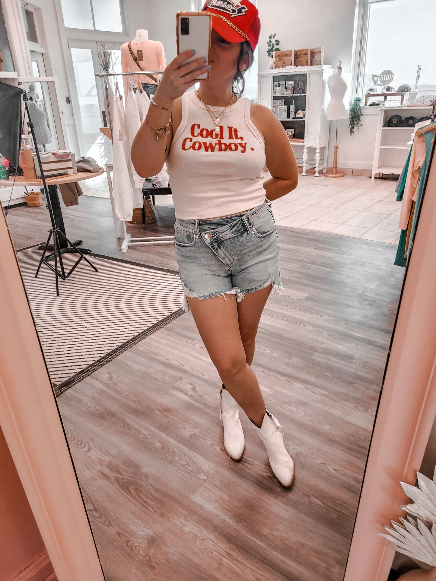 *NEW* Hudson High Rise Crossover Denim Shorts