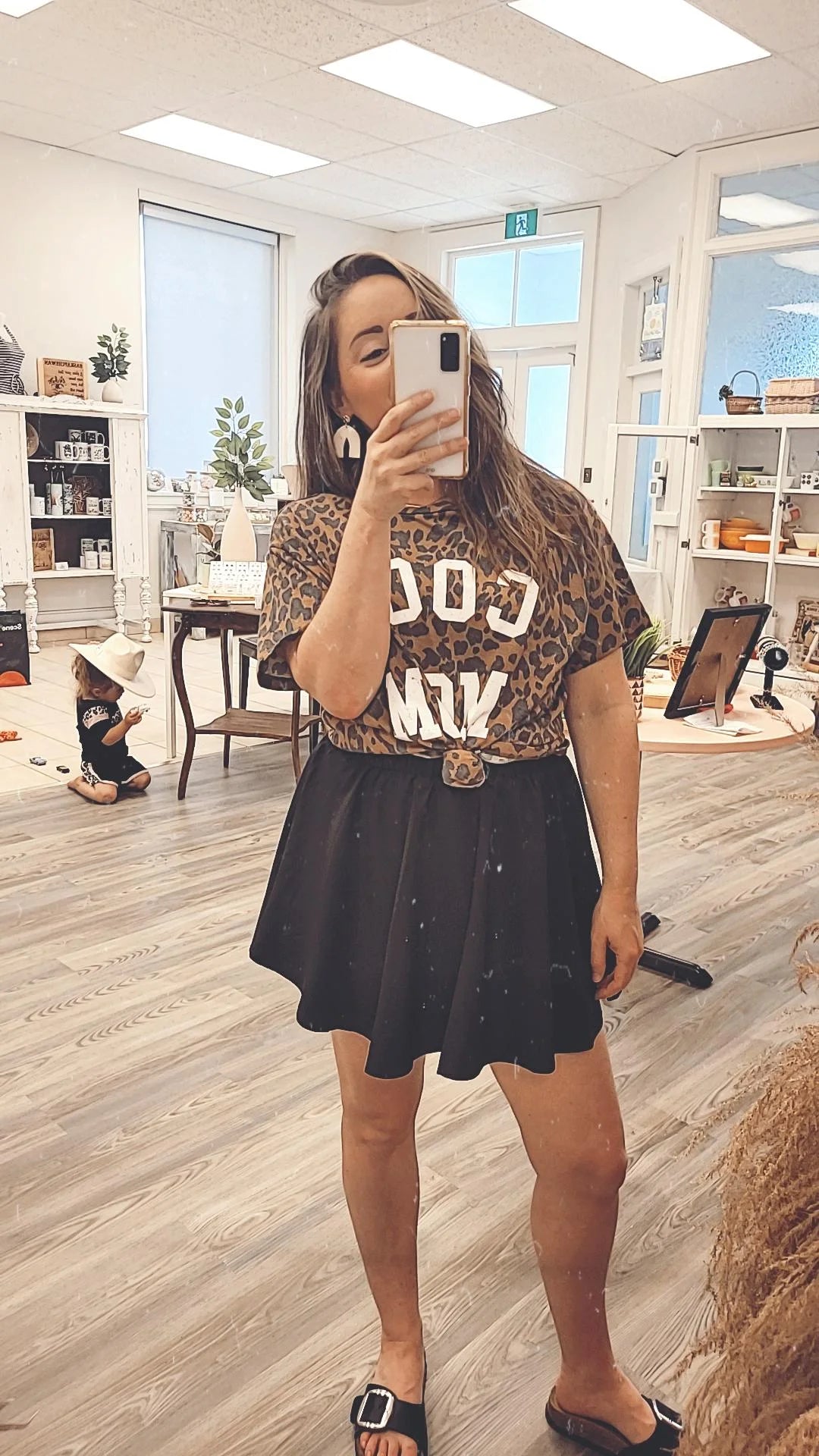 *NEW* Cool Mom Leopard Graphic Tee