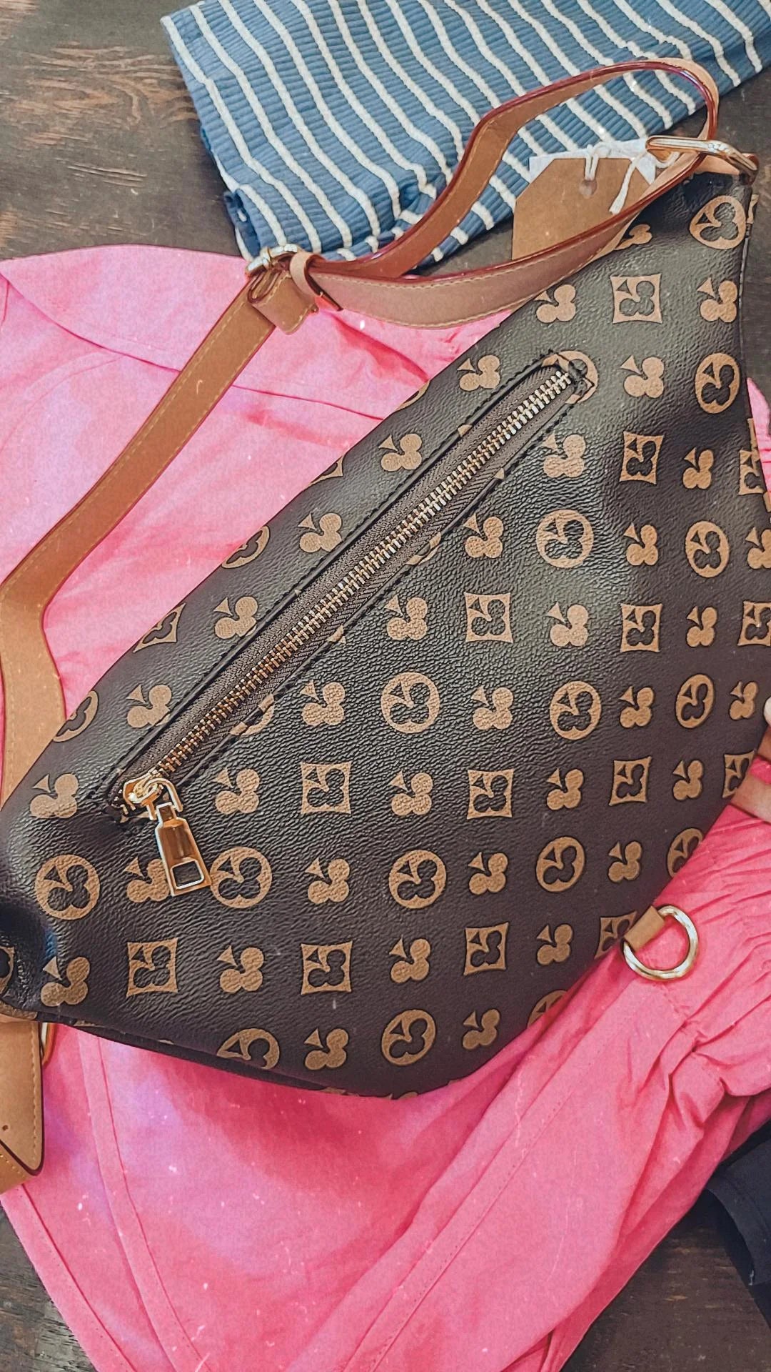 *NEW* Adele Crossbody Bag - Brown Clover