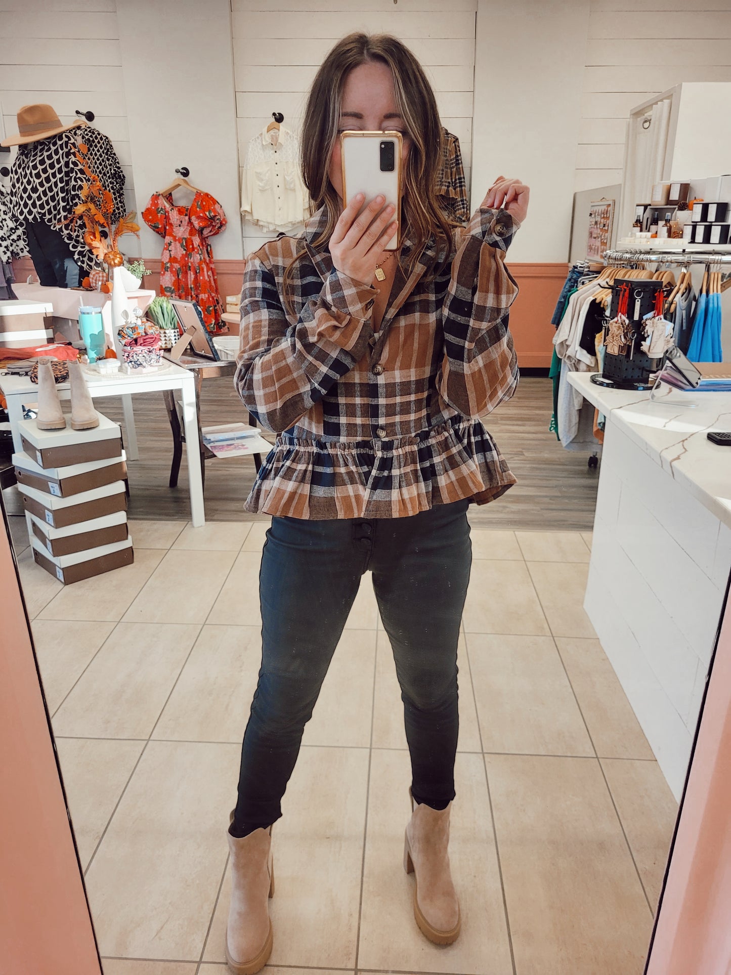 *NEW* Fall For You Flannel Blazer