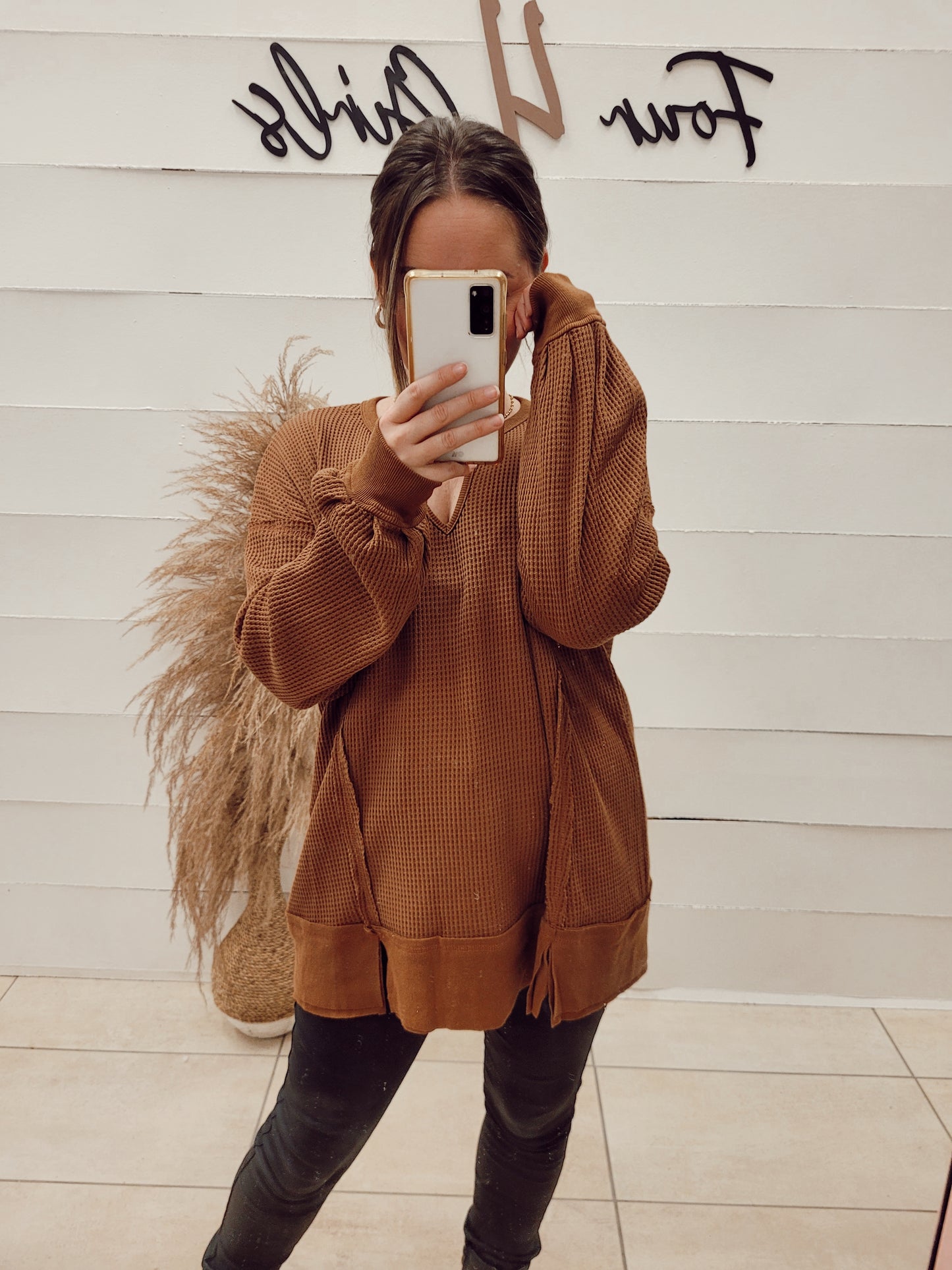 *NEW* Pick Of The Patch Waffle Sweater