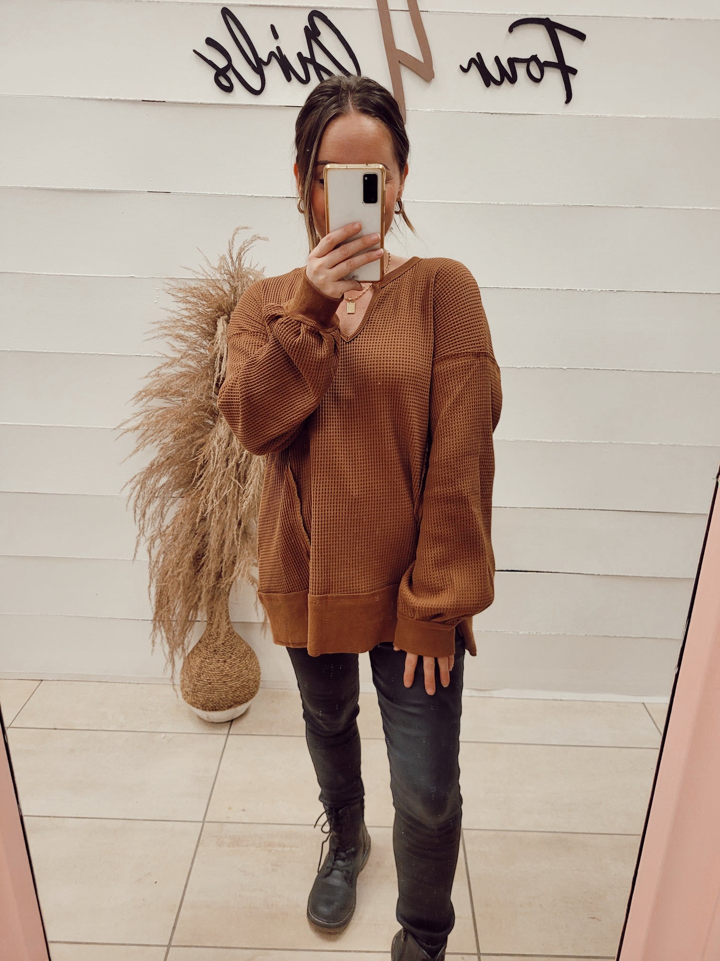 *NEW* Pick Of The Patch Waffle Sweater