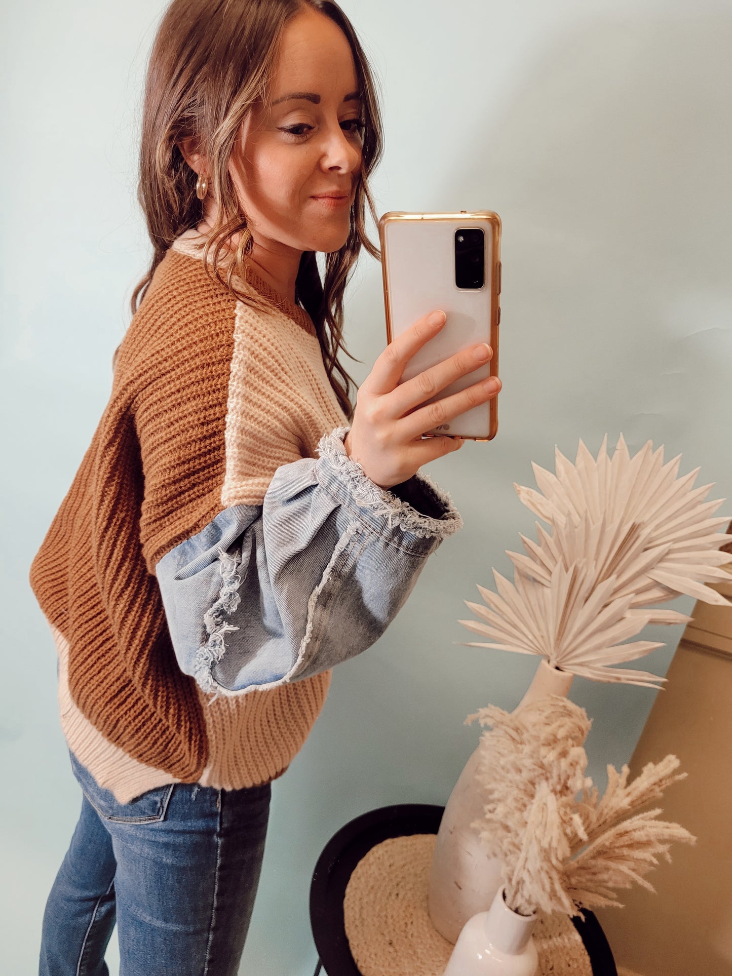 *NEW* Double Check Knit Sweater