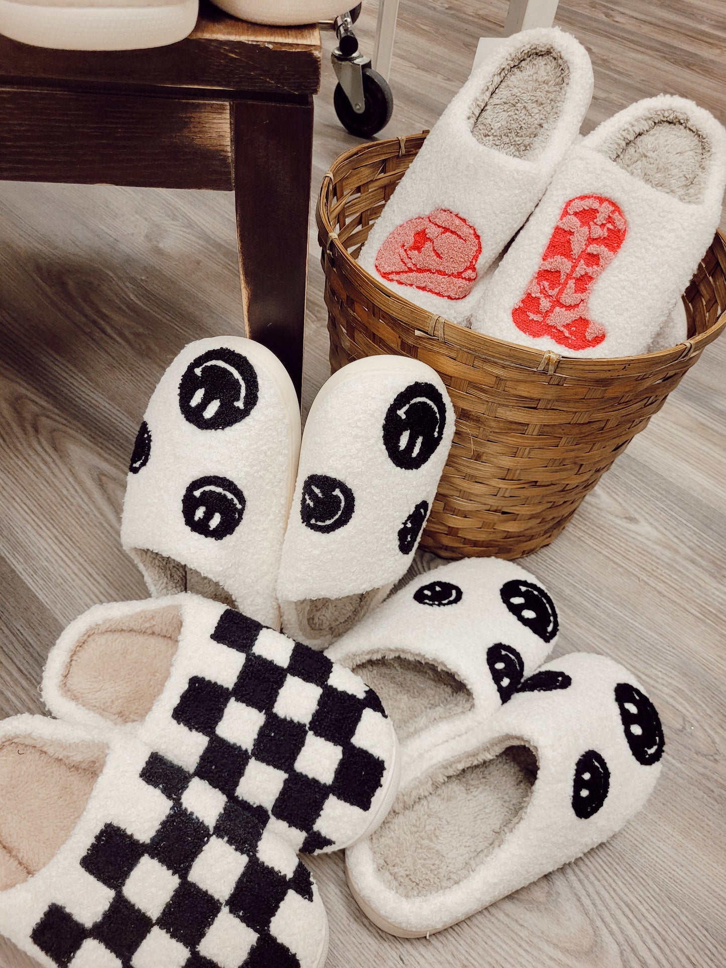 *NEW* Fleece Slippers Cowboy Barbie