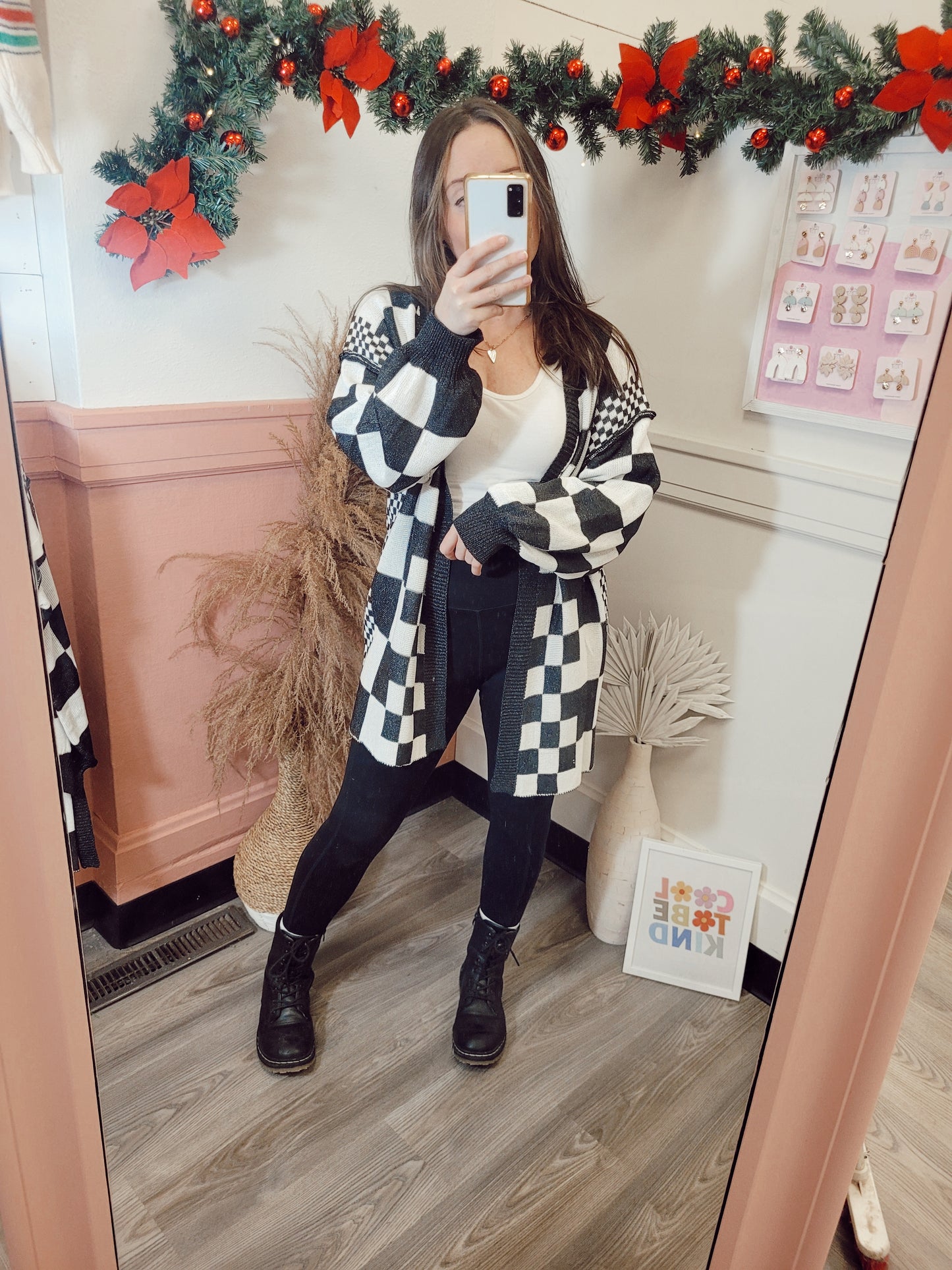 *NEW* Meet You There Checkered Cardigan