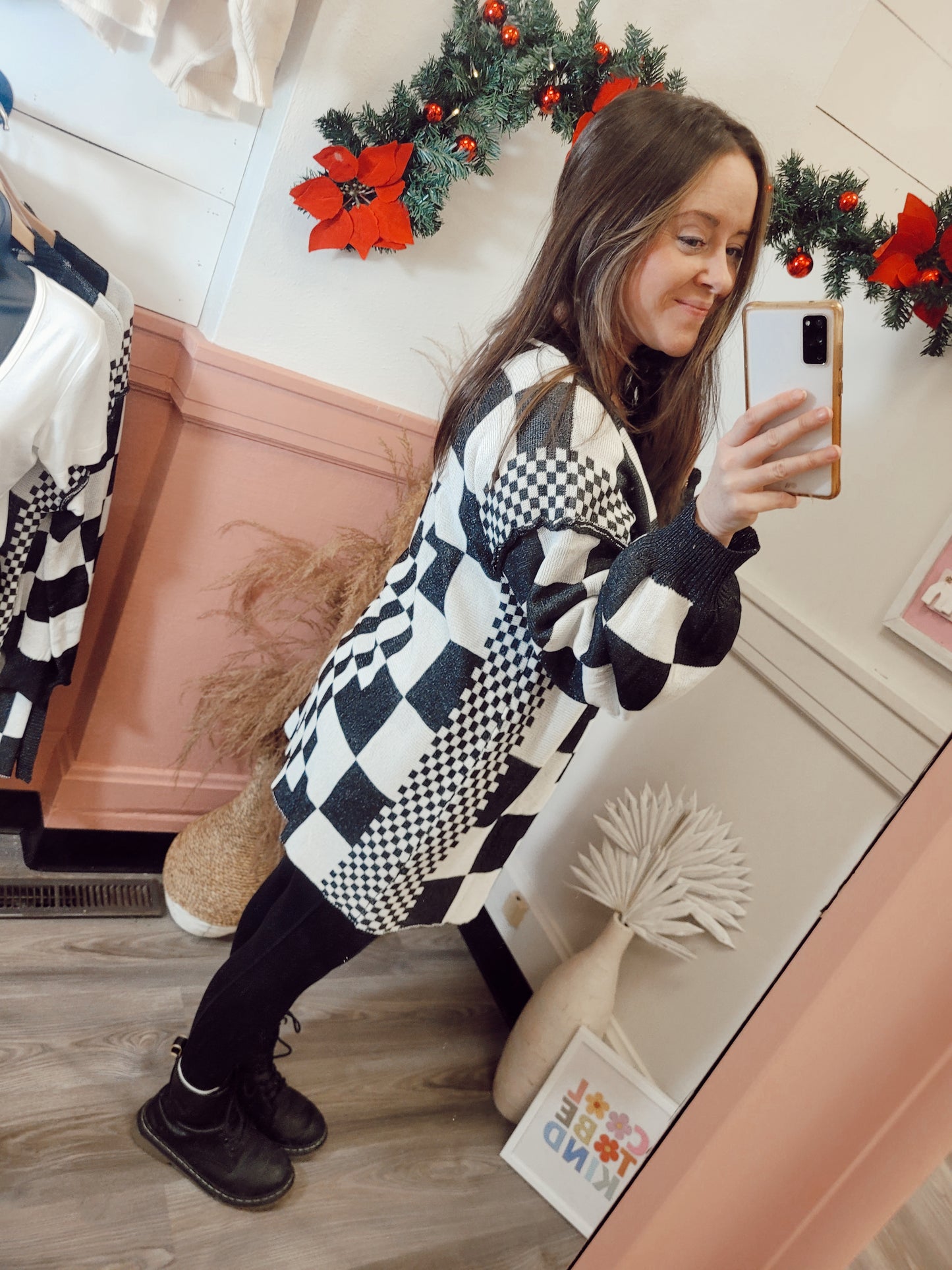 *NEW* Meet You There Checkered Cardigan