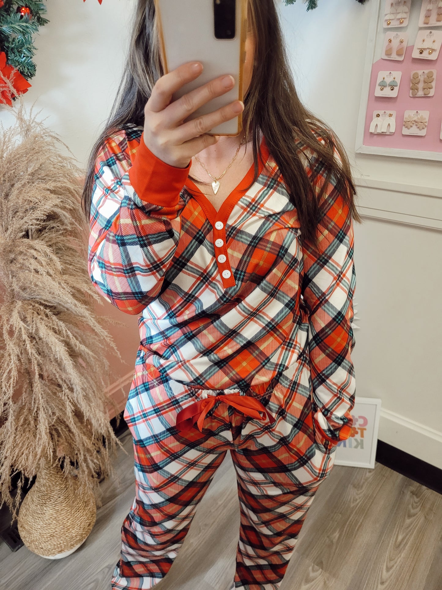 *NEW* PJ's Christmas Plaid (S-2X)