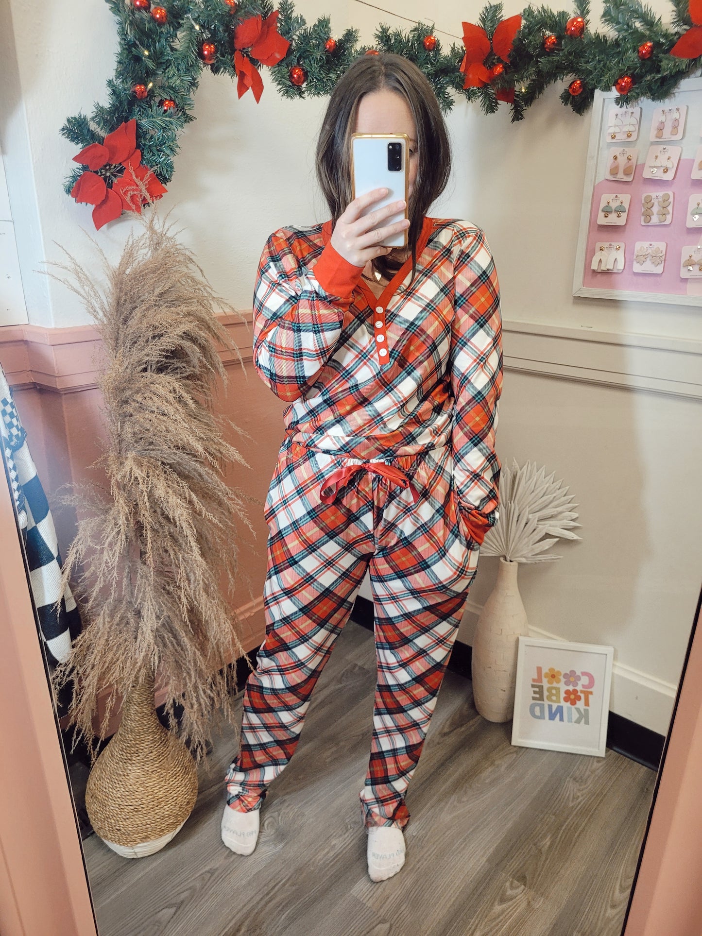 *NEW* PJ's Christmas Plaid (S-2X)