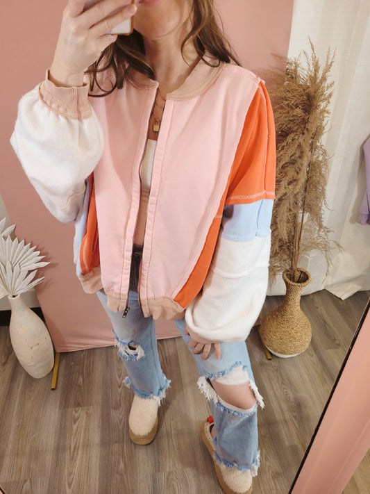 *NEW* On The Bright Side Zip Up