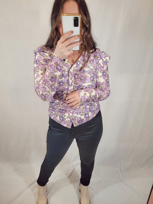 *NEW* Feeling Girly Floral Blouse