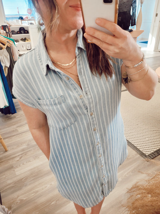 *NEW* Sunshine Days Button Down Dress