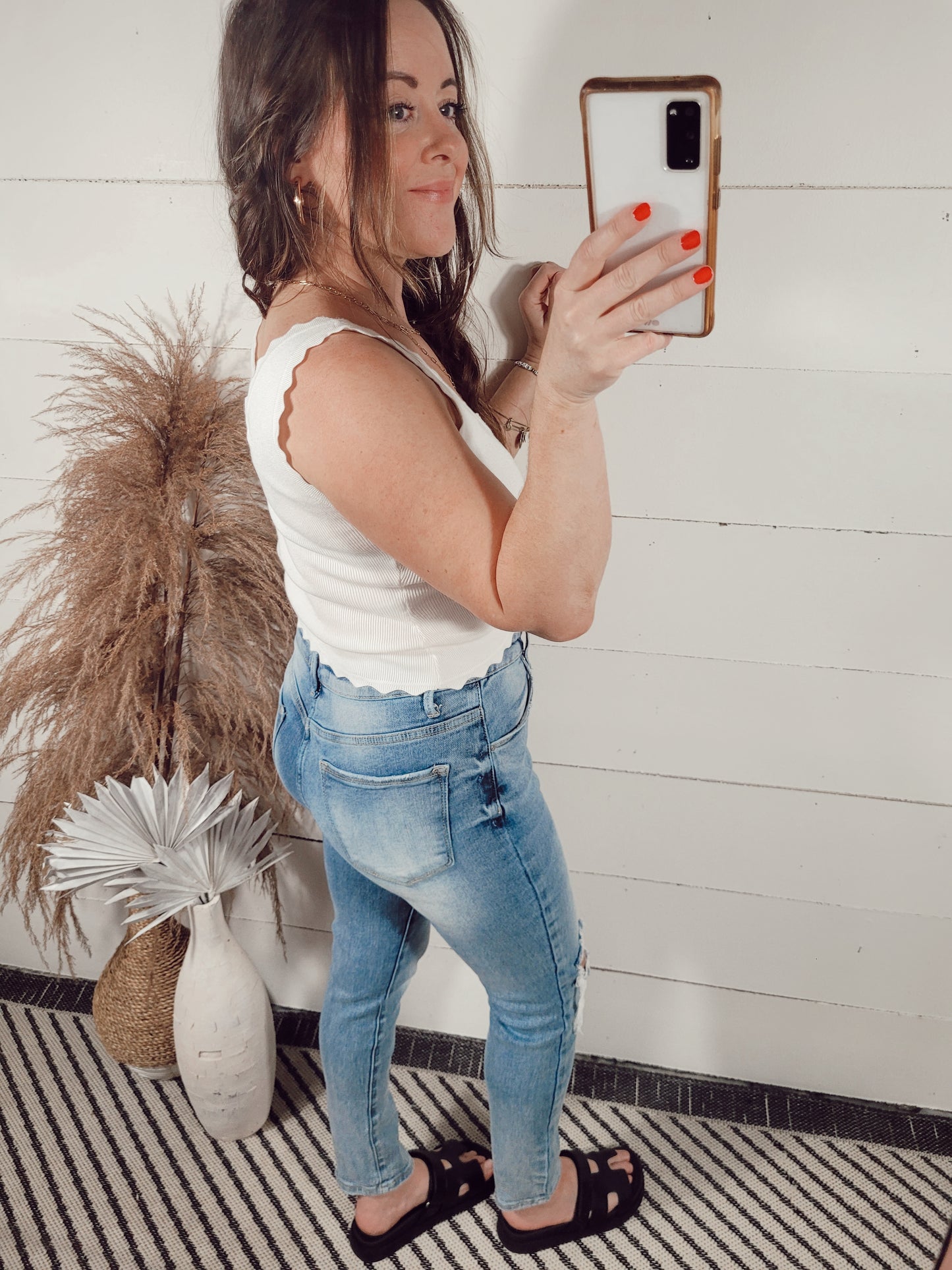 *NEW* Simple Scalloped Summer Tank