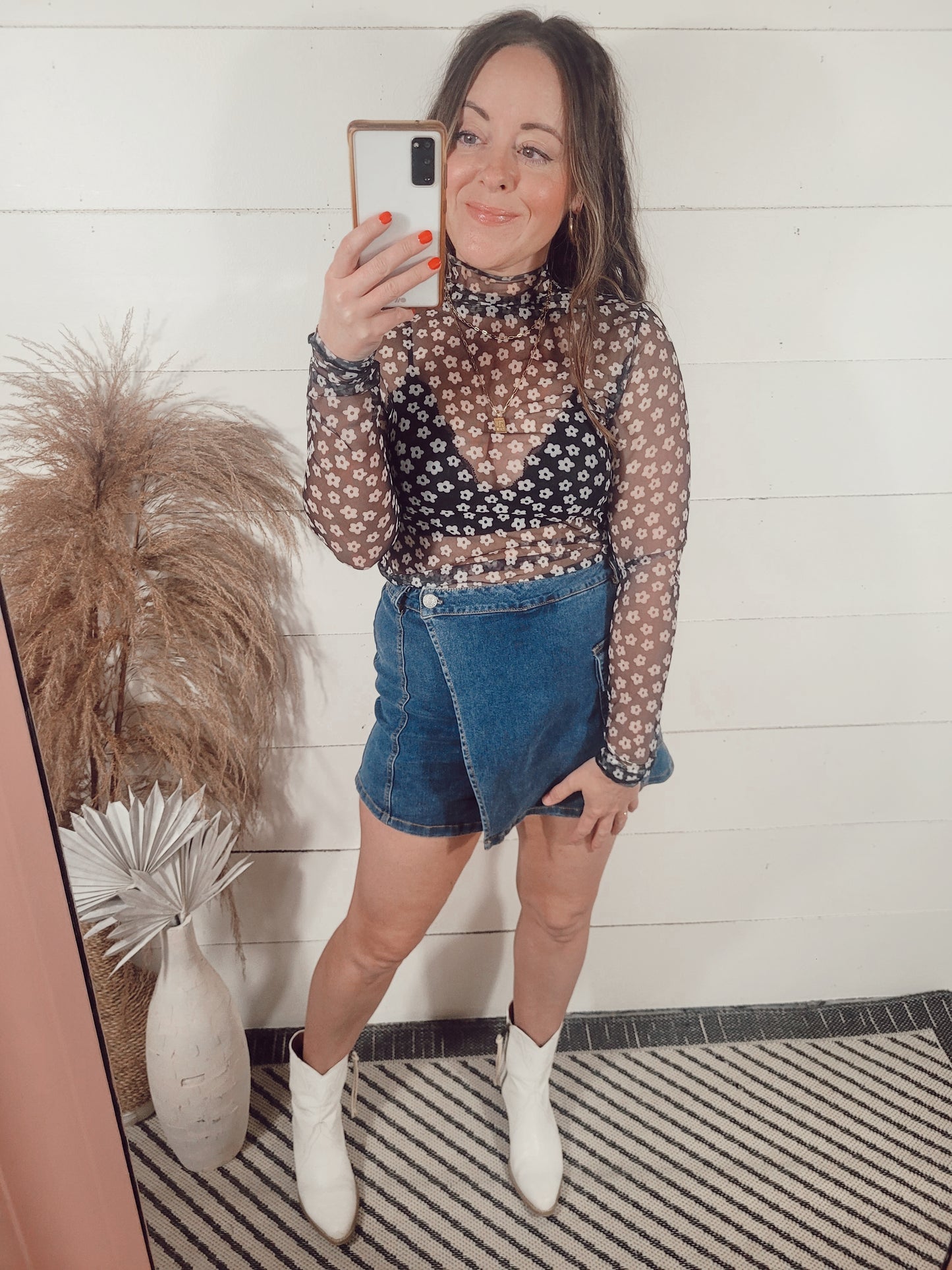 *NEW* Daisy Daze Sheer Knit Top