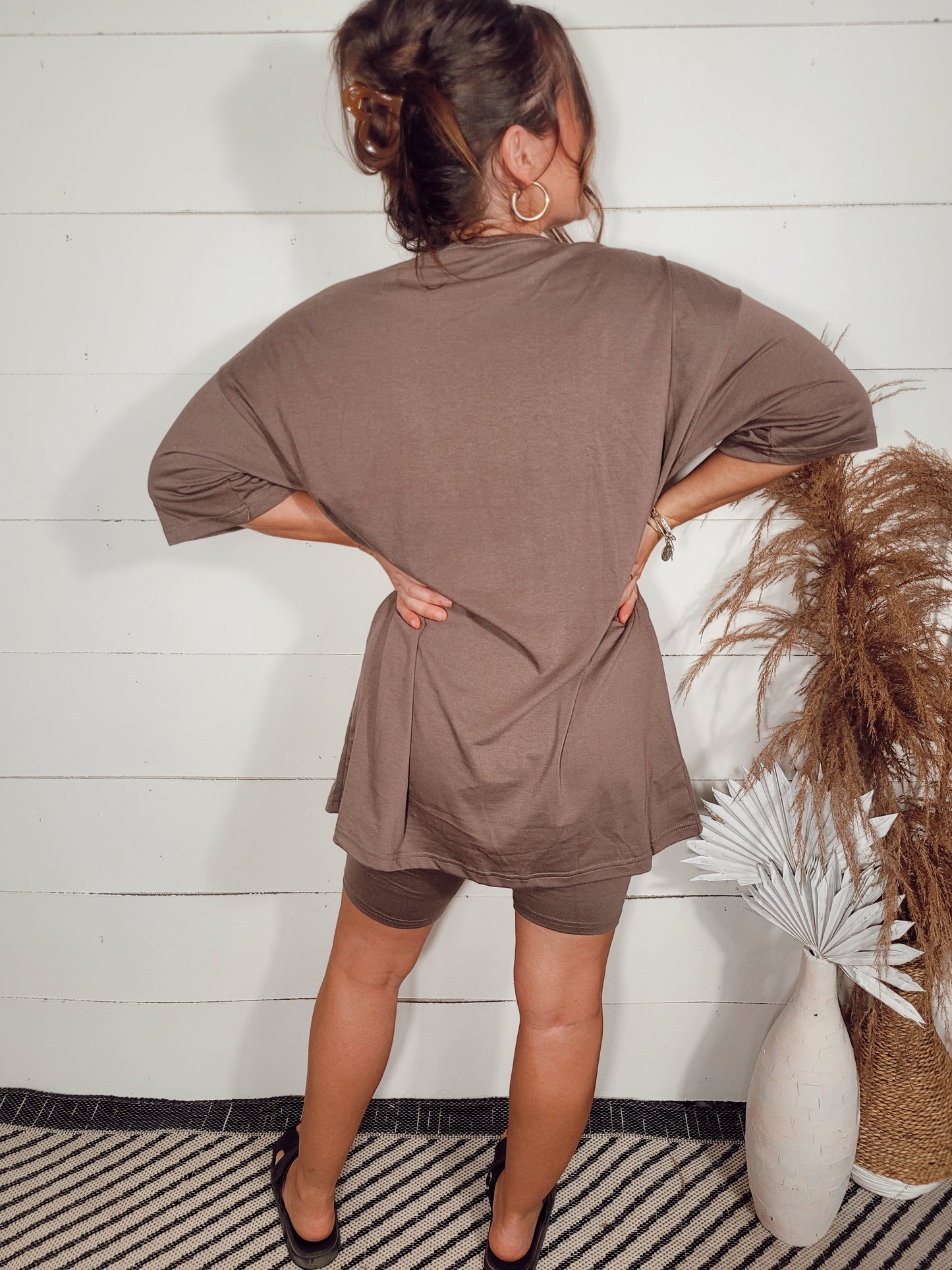 *NEW* Girl On The Go Biker Set - Mocha