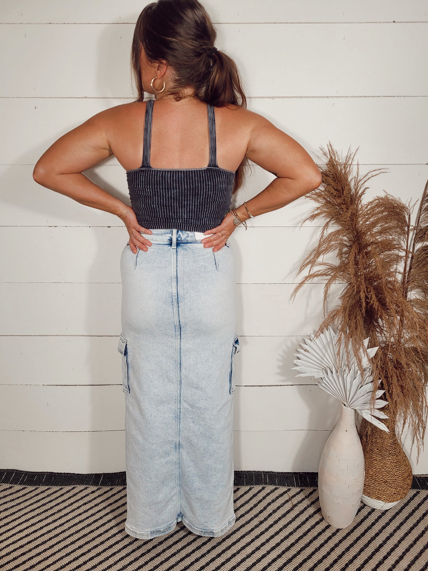*SALE* Just Your Type Cargo Maxi Skirt