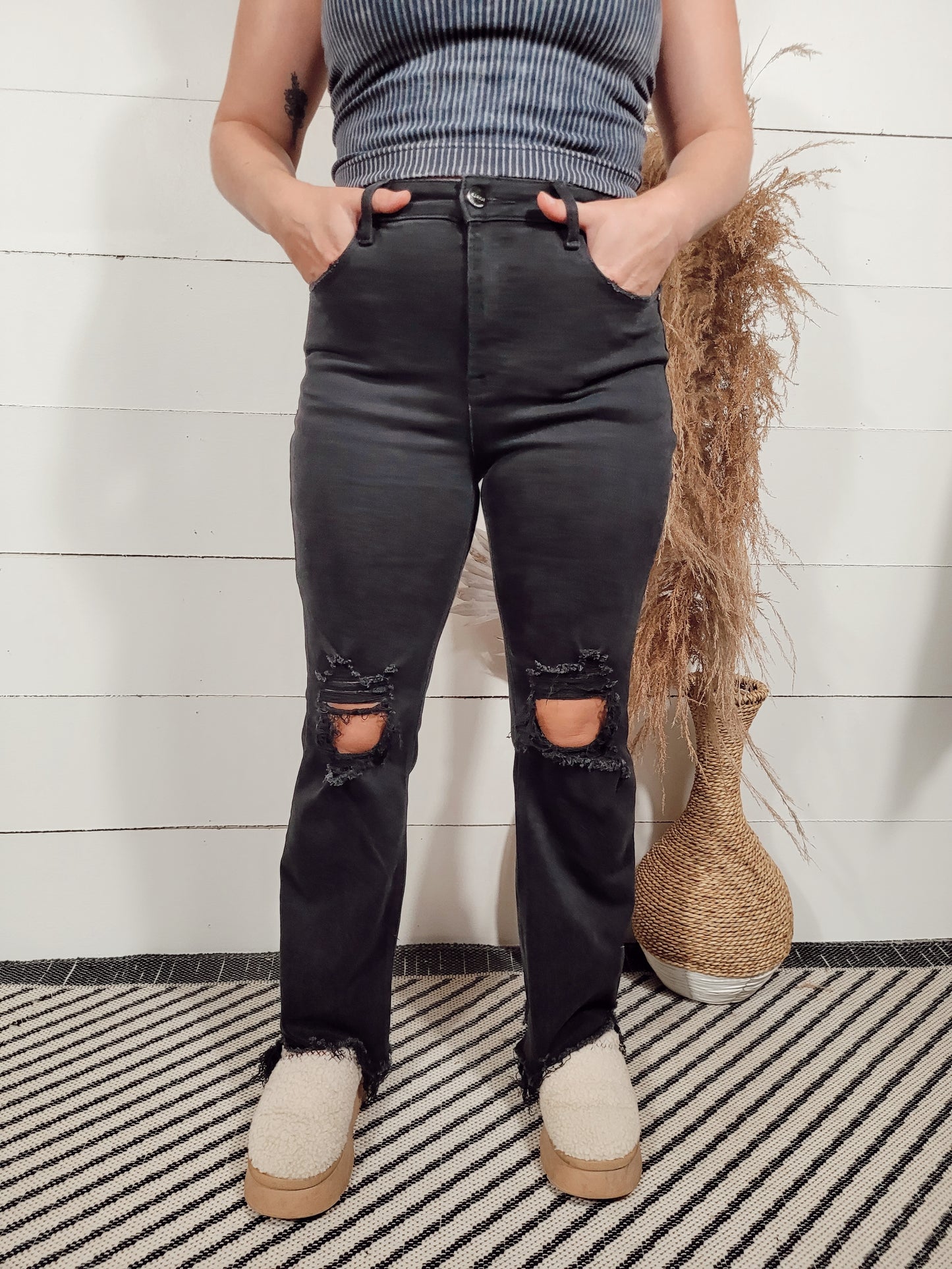 *NEW* All Attitude High Rise Denim - Black