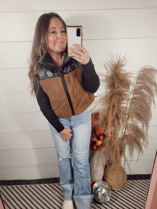 *RESTOCK* On The Edge Sherpa Vest