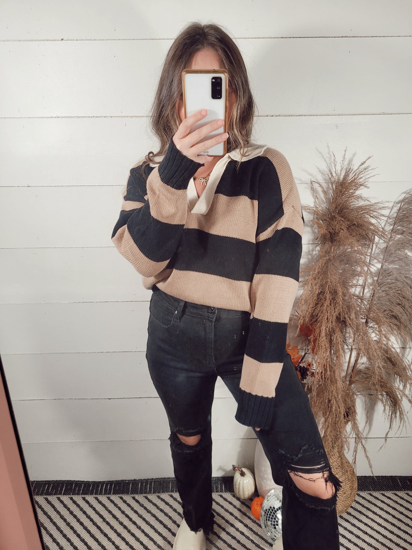 *NEW* Varsity Feels Knit Sweater