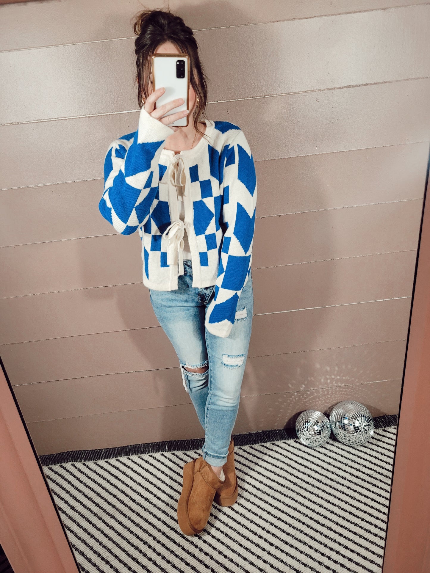 *NEW* Geo Bow Cardi