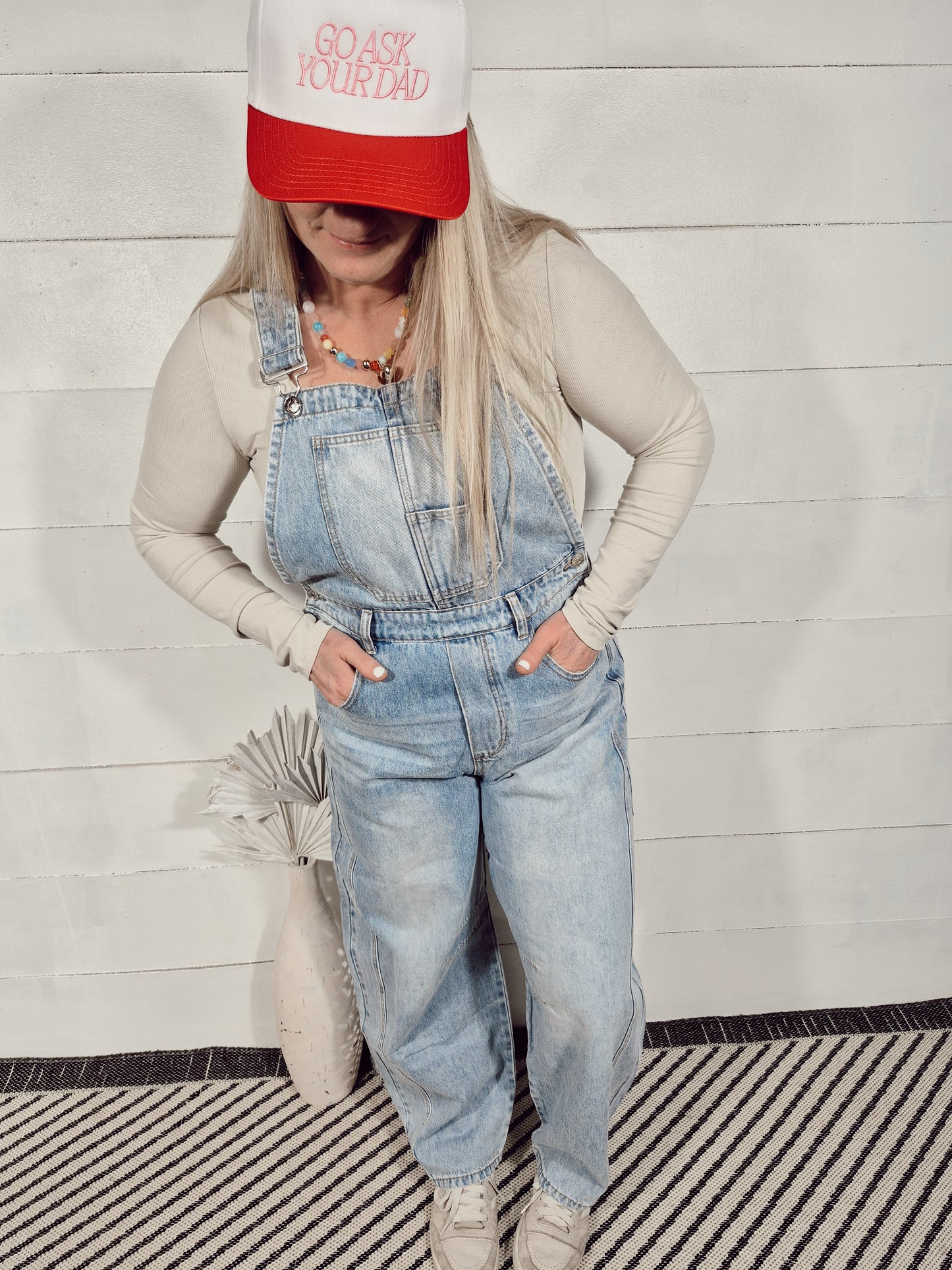 *NEW* Boston Barrel Leg Overalls