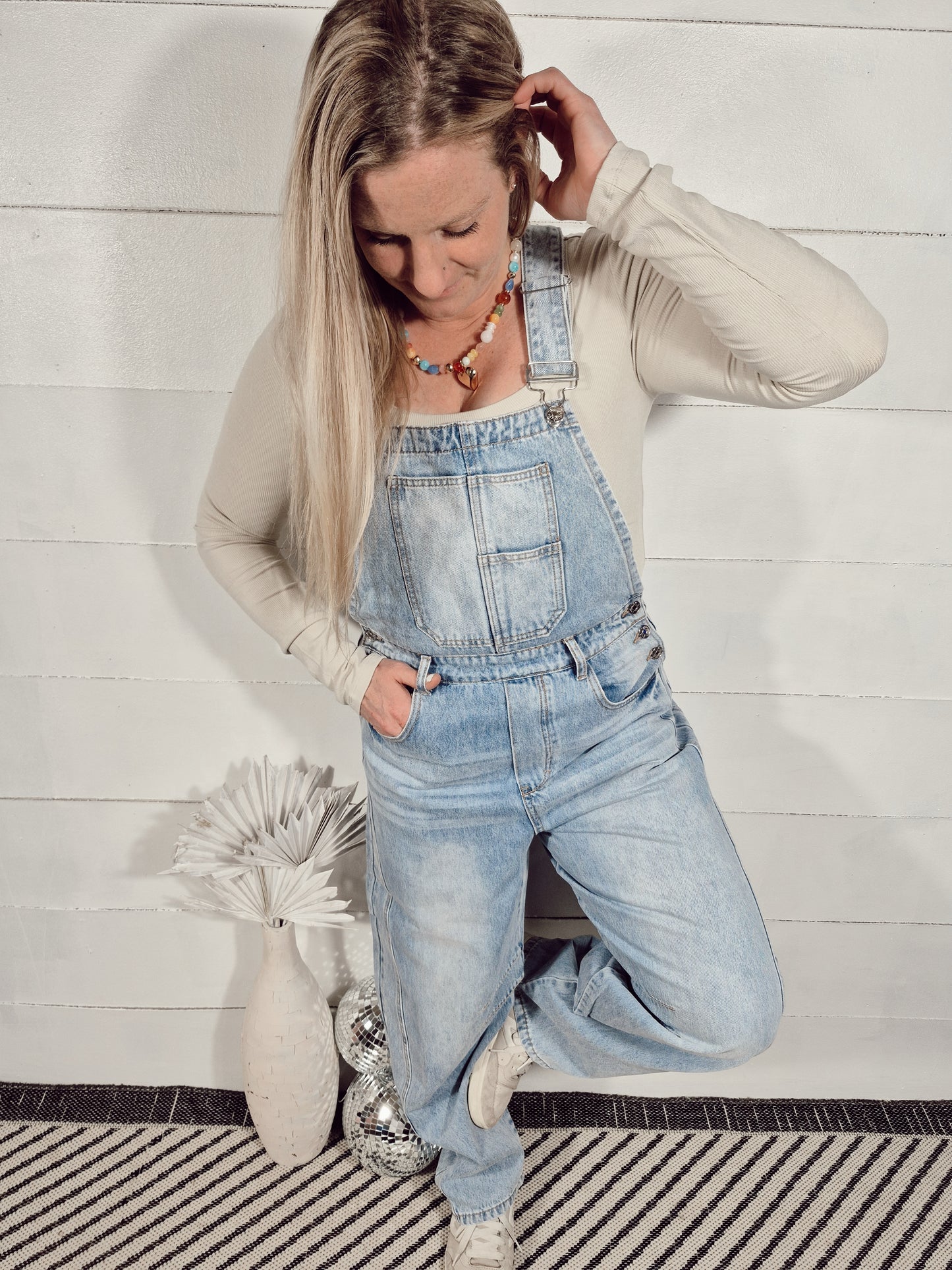 *NEW* Boston Barrel Leg Overalls