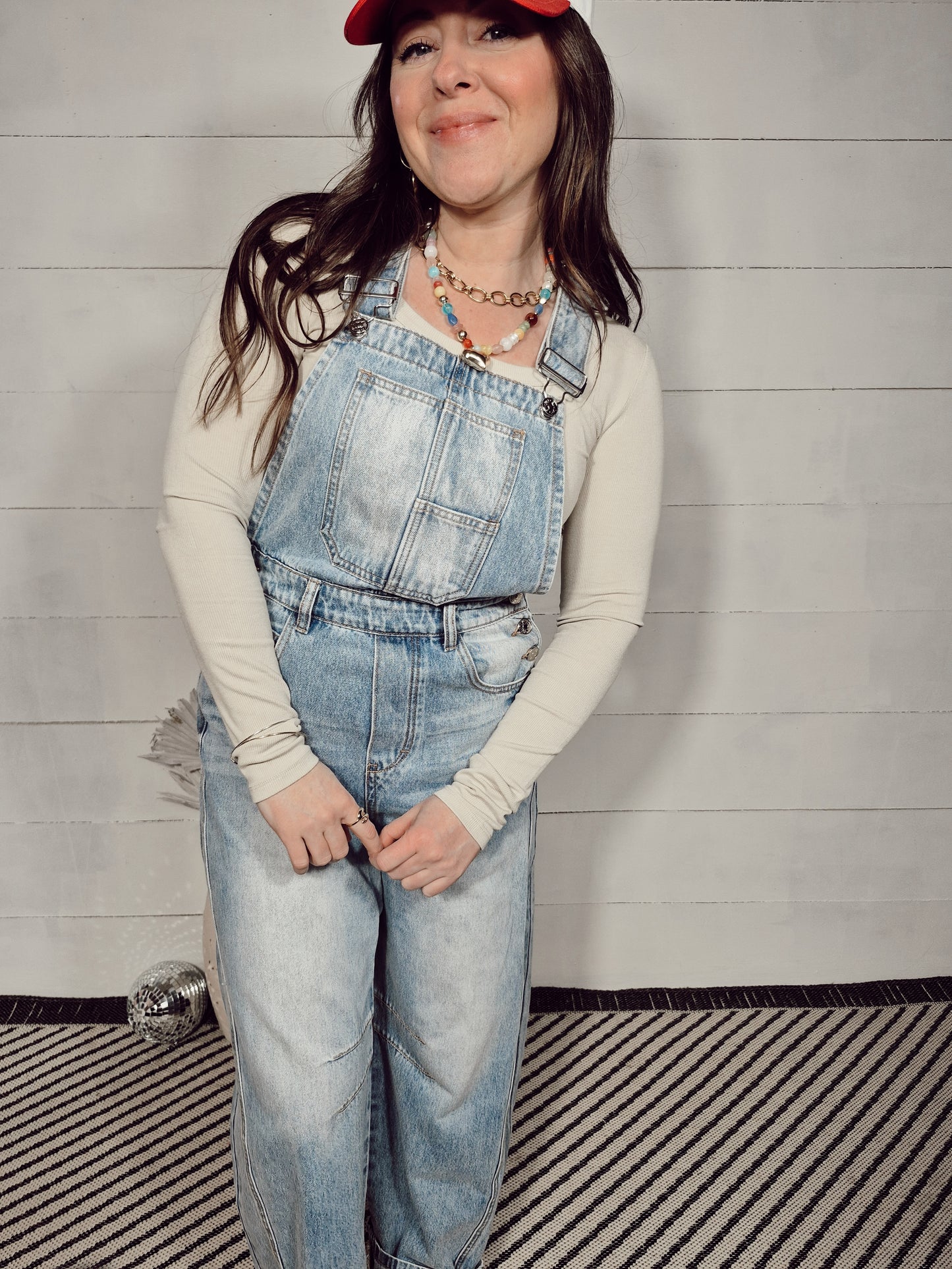 *NEW* Boston Barrel Leg Overalls