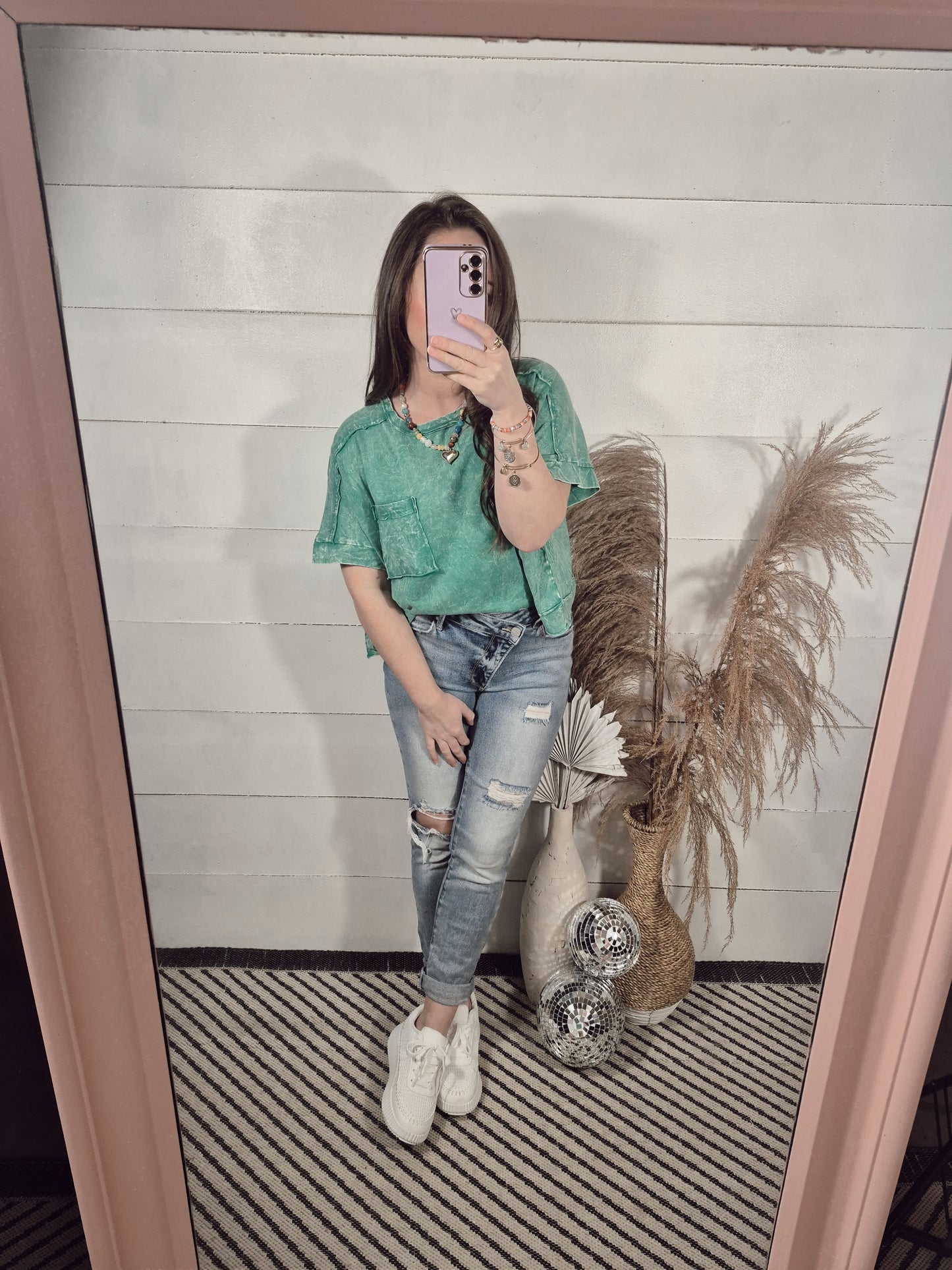 *NEW* New Girl Pocket Tee - Kelly Green
