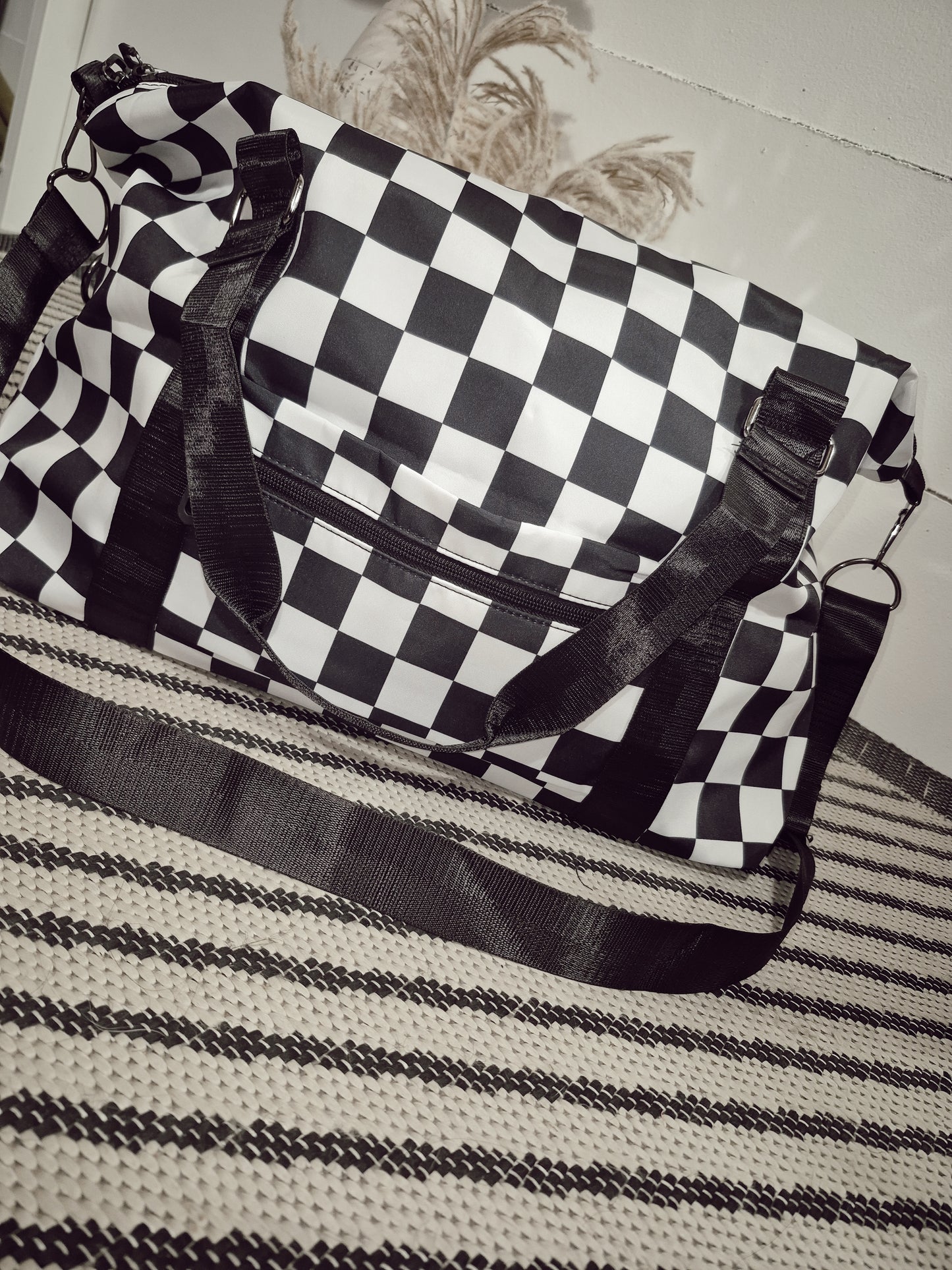 *NEW* Checker Duffle Bag