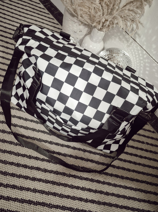 *NEW* Checker Duffle Bag