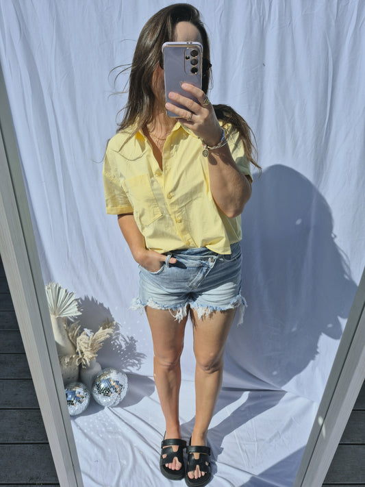 *NEW* Butter Days Ahead Button Down