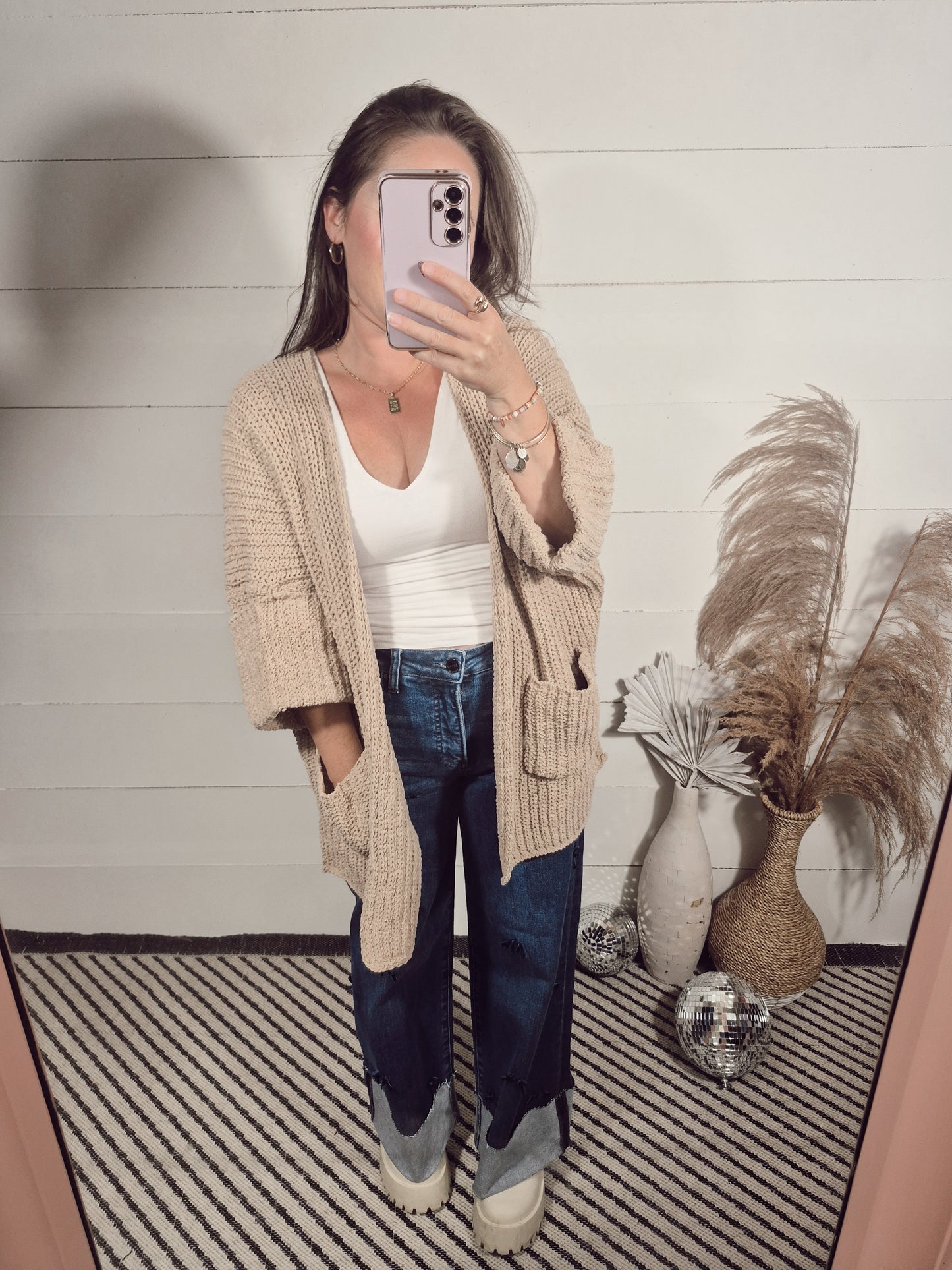 *NEW* Ain't It Fun Cardigan - Beige