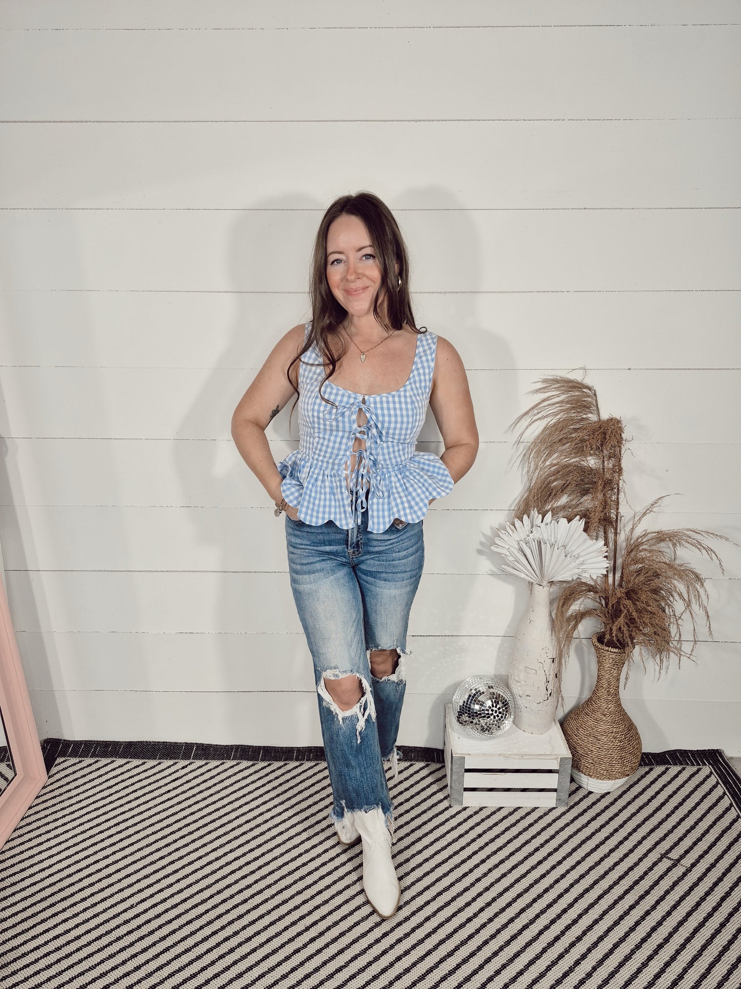 *NEW* Summer Breeze Gingham Tank