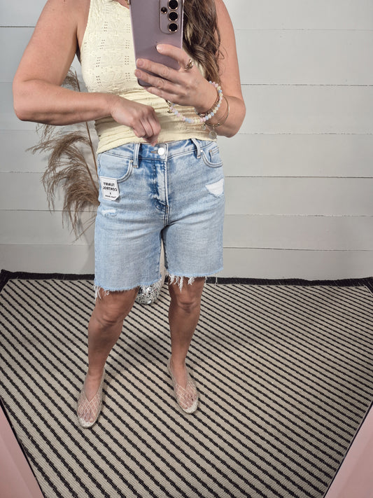 *NEW* Benny Tummy Control Denim Shorts