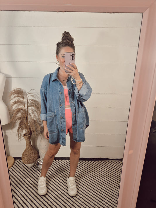 *NEW* Bailey Denim Shacket
