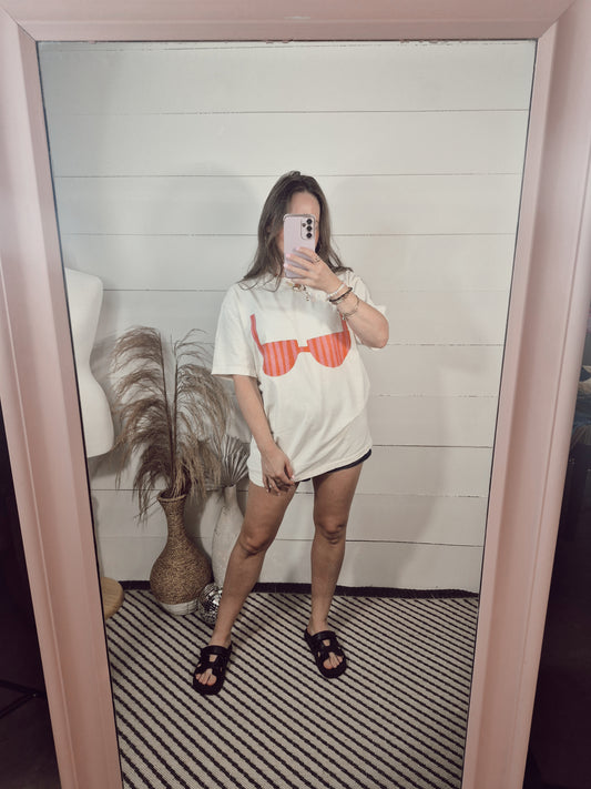 *NEW* Bikini Graphic Tee - Cream