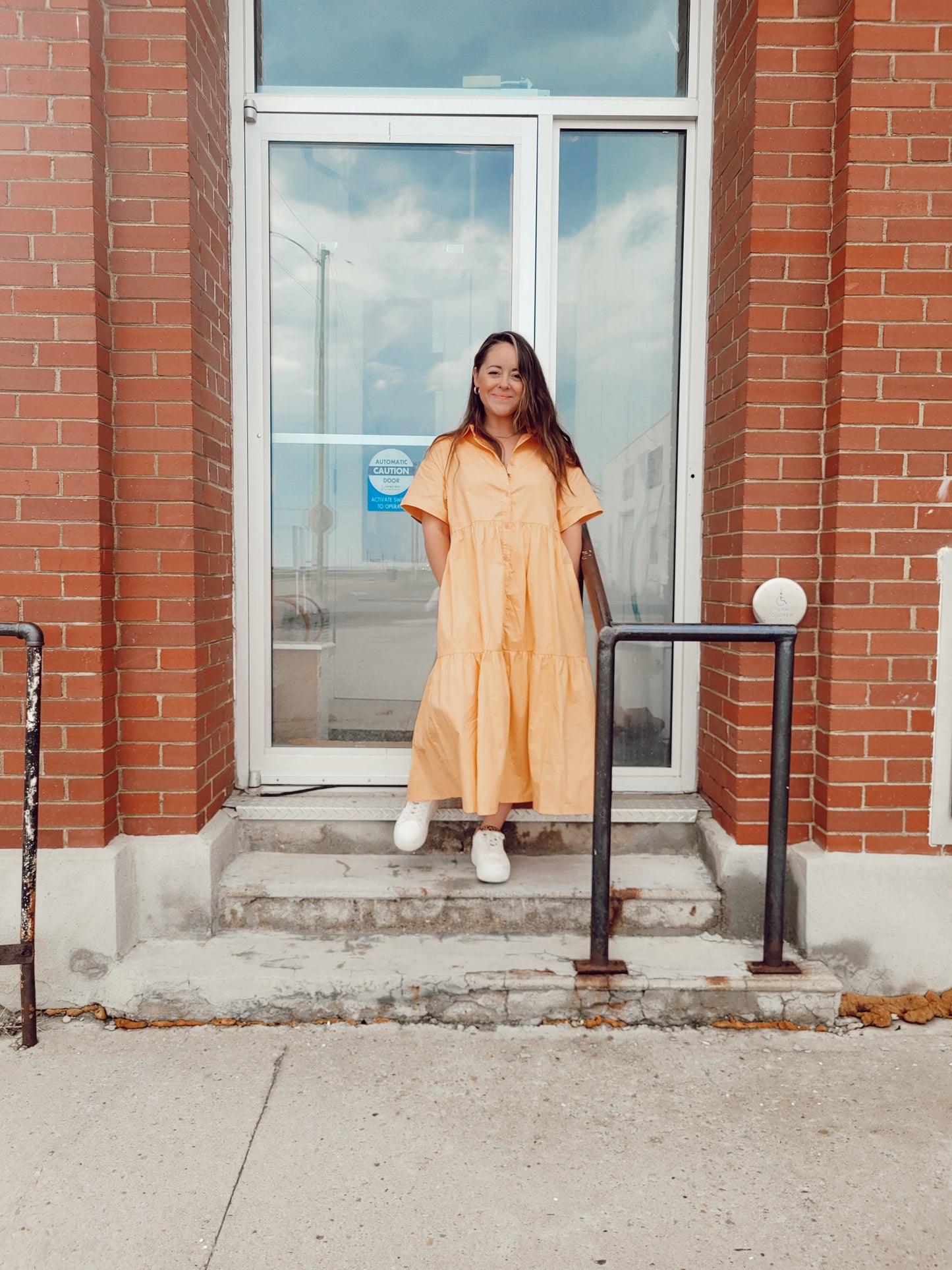 *NEW* Orange Creamsicle Midi Dress