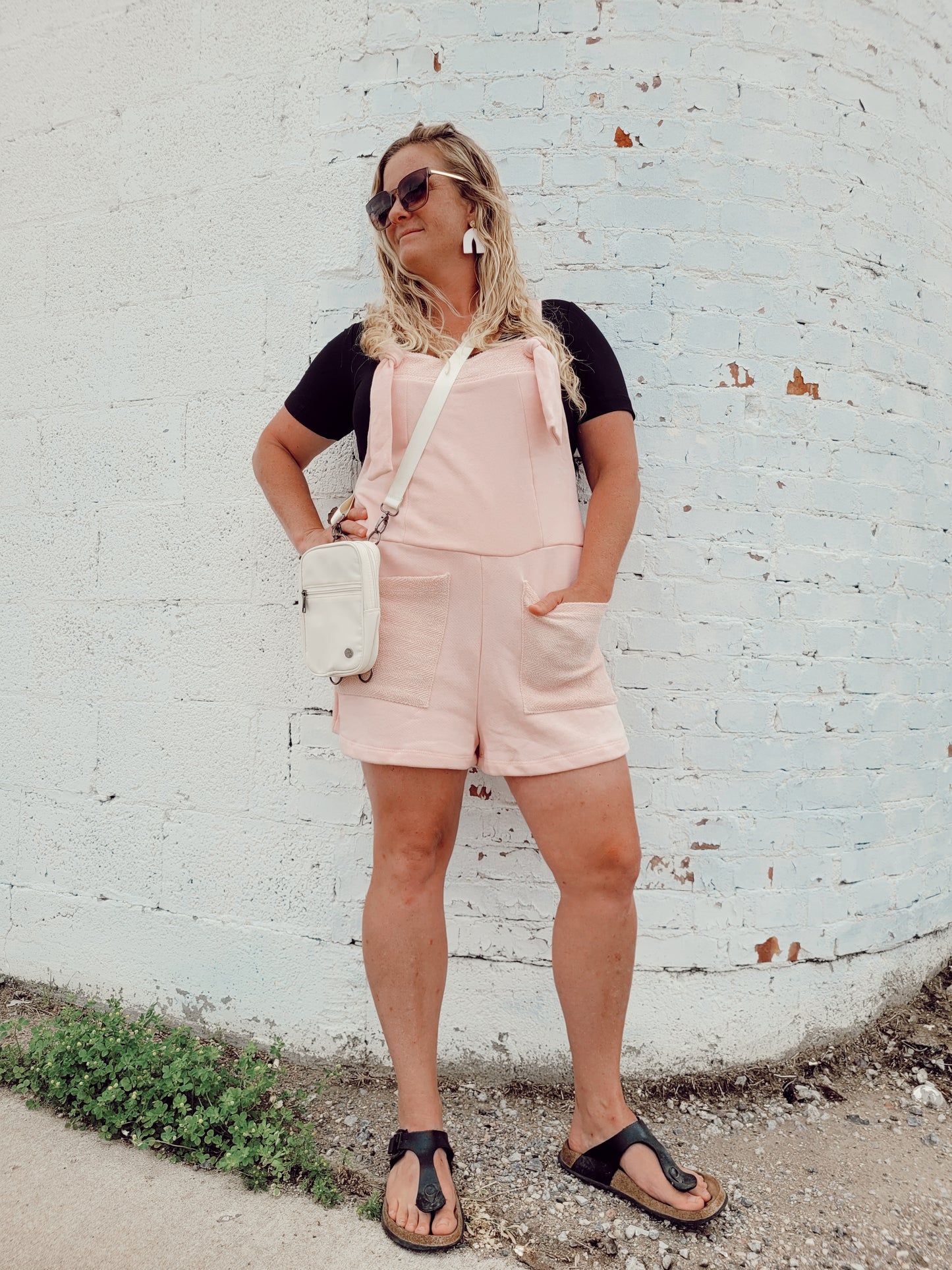 *NEW* Off The Grid Romper - Blush