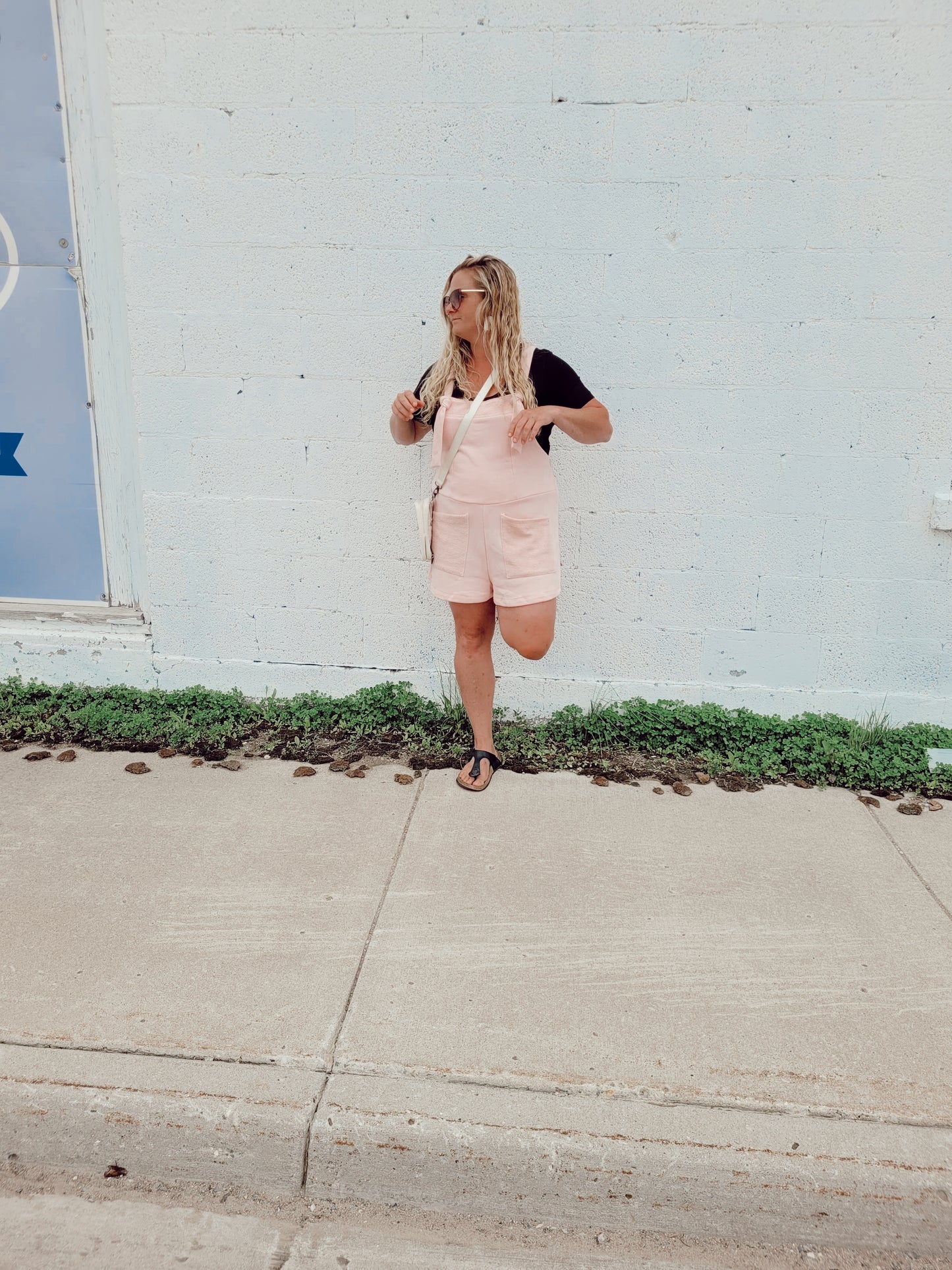 *NEW* Off The Grid Romper - Blush