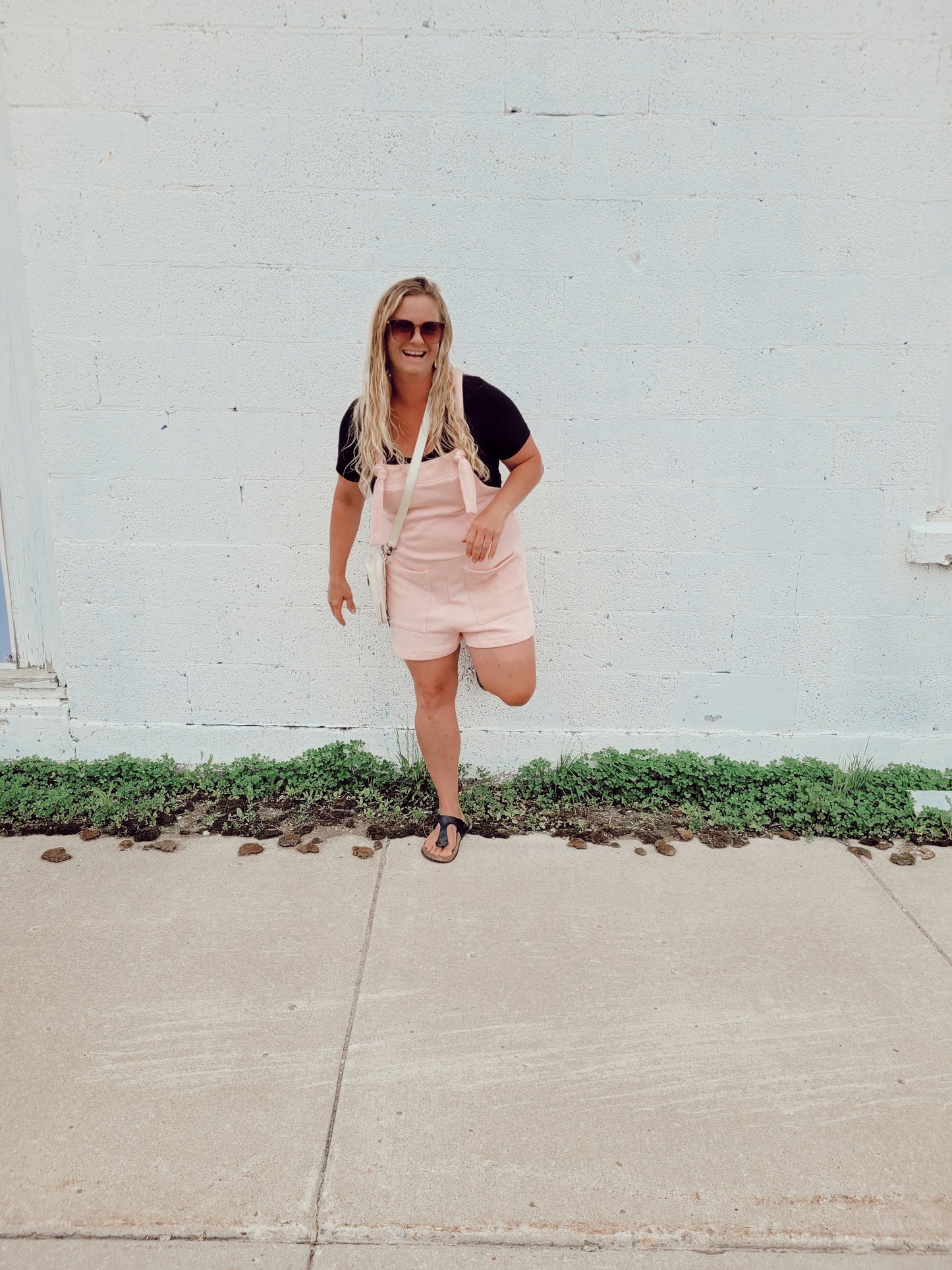*NEW* Off The Grid Romper - Blush