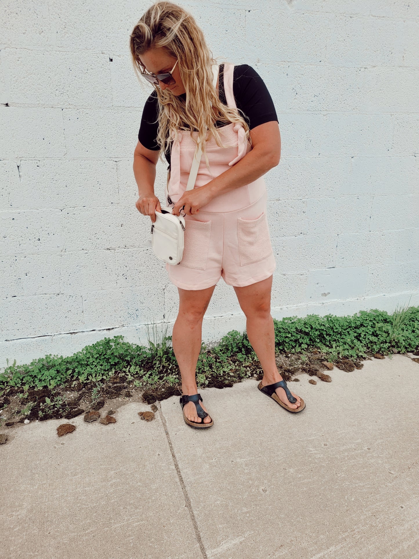 *NEW* Off The Grid Romper - Blush