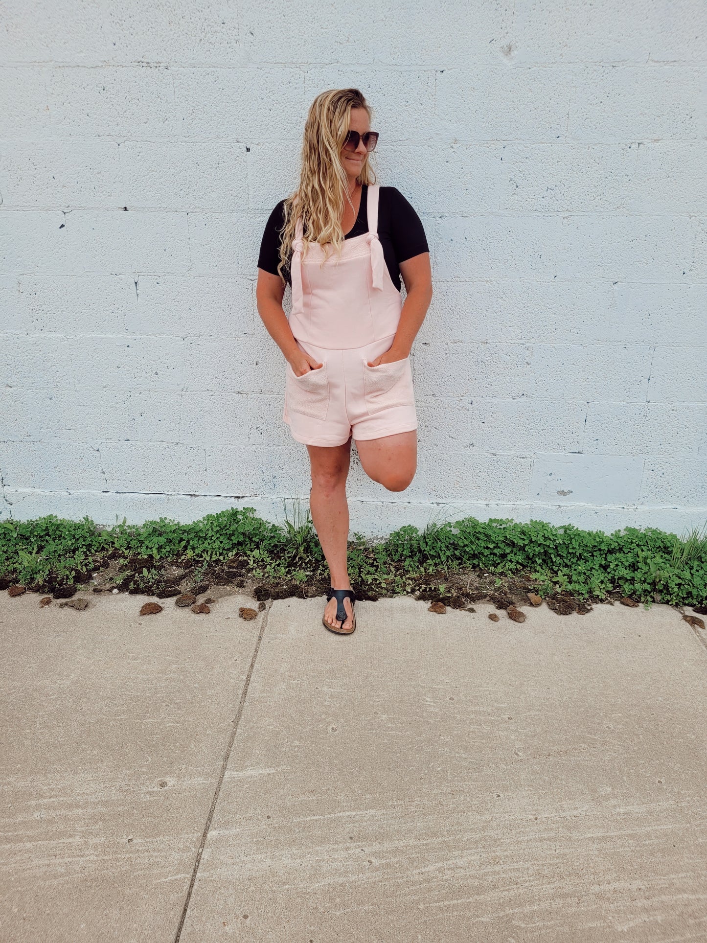 *NEW* Off The Grid Romper - Blush