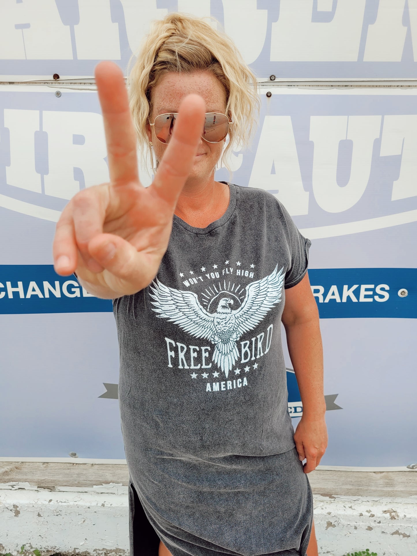 *NEW* Free Bird T Shirt Dress