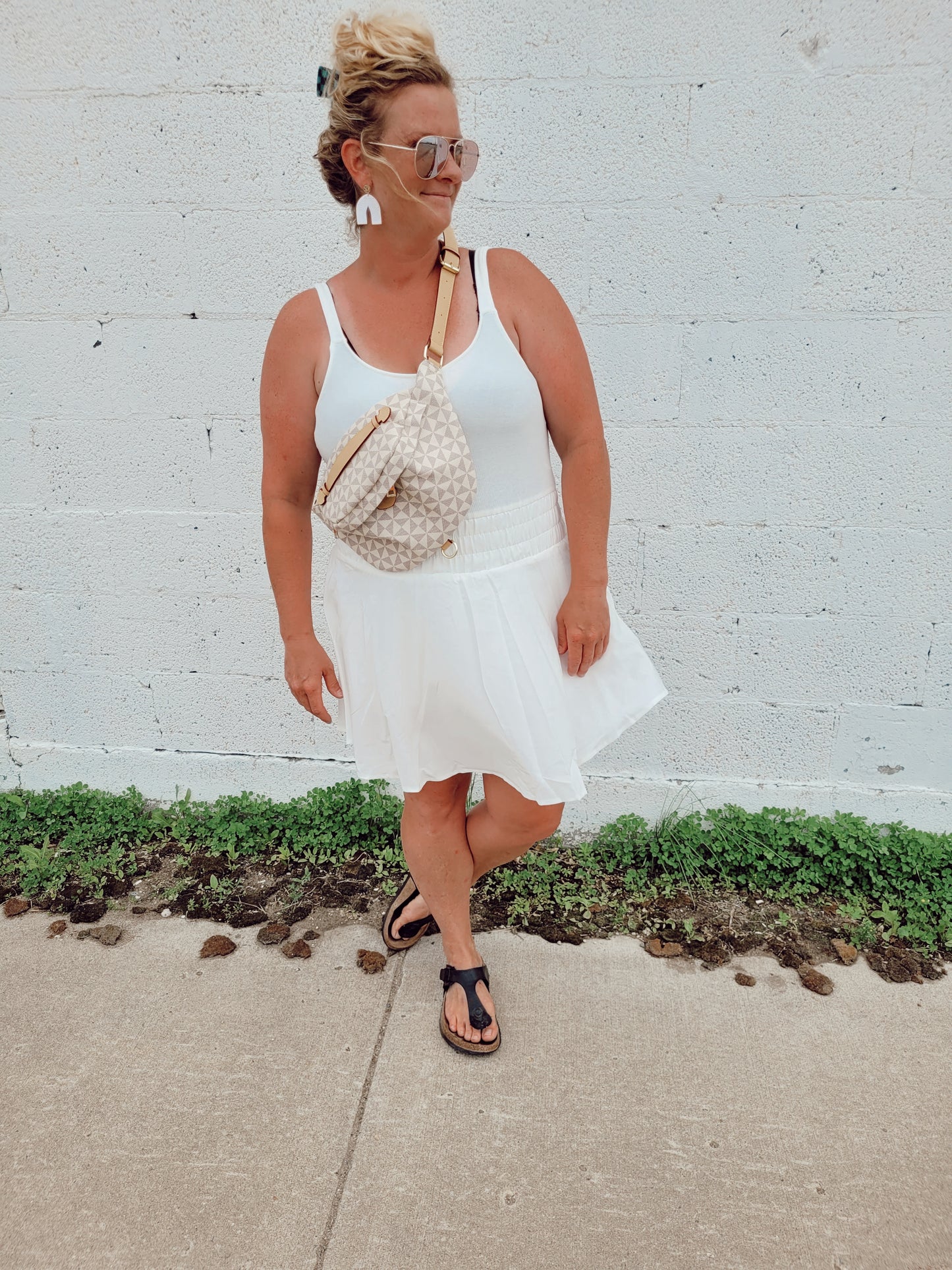 *FINAL SALE* Everyday Activewear Dress - White