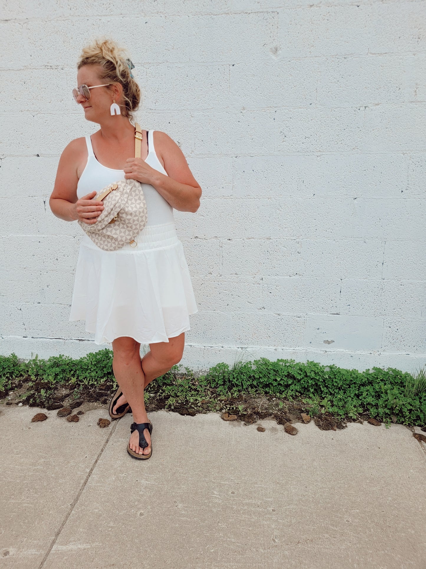 *FINAL SALE* Everyday Activewear Dress - White