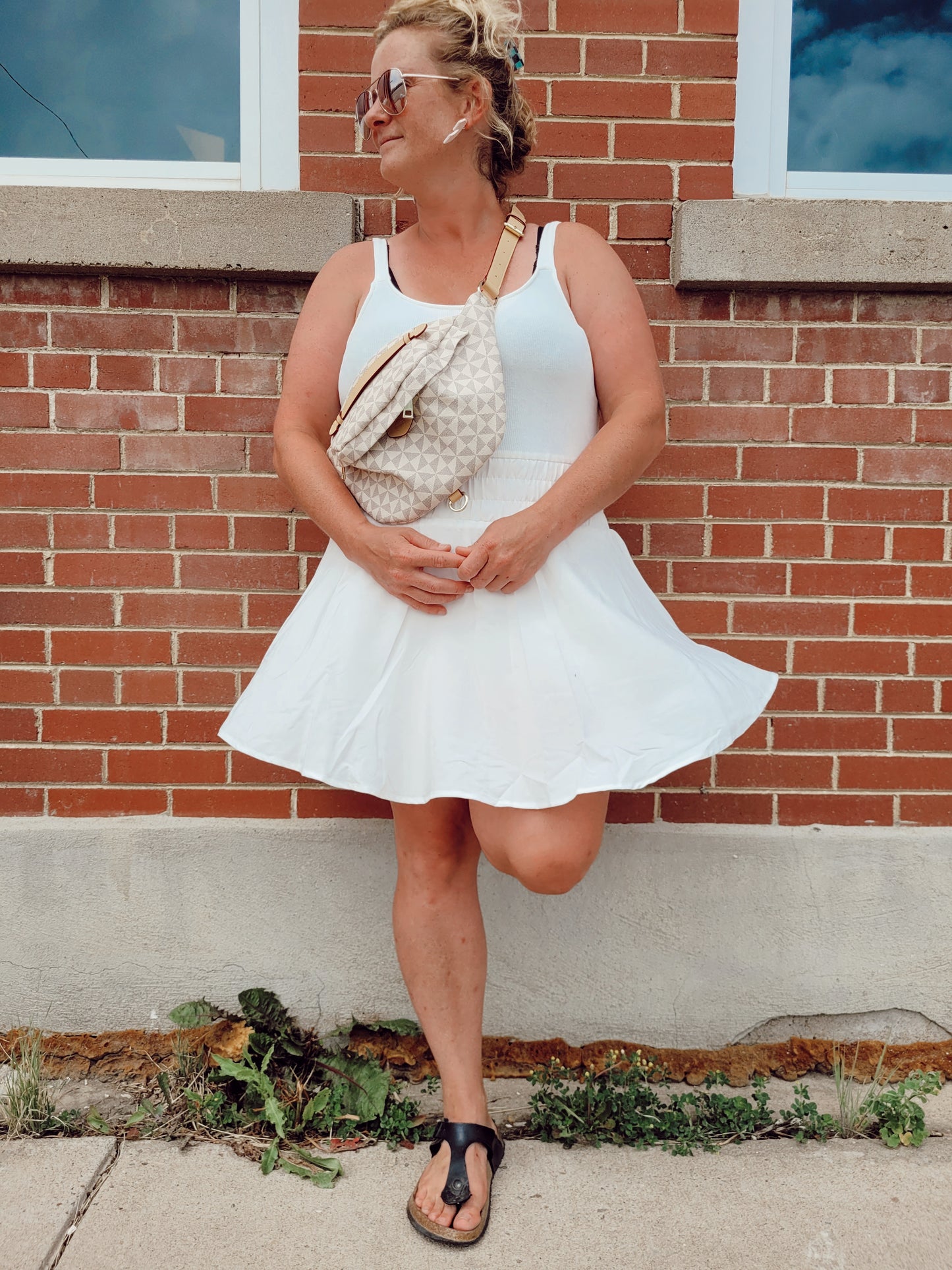 *FINAL SALE* Everyday Activewear Dress - White