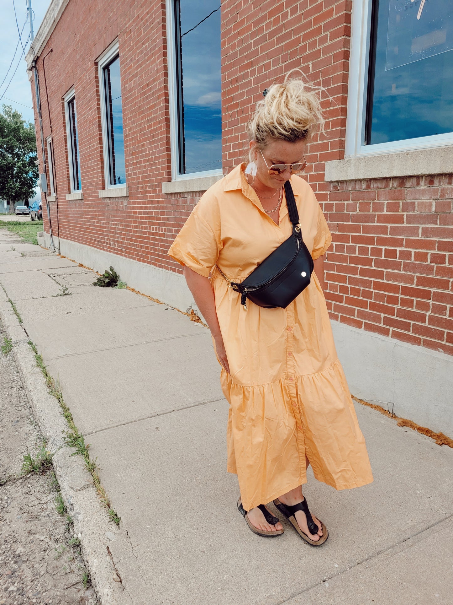 *NEW* Orange Creamsicle Midi Dress