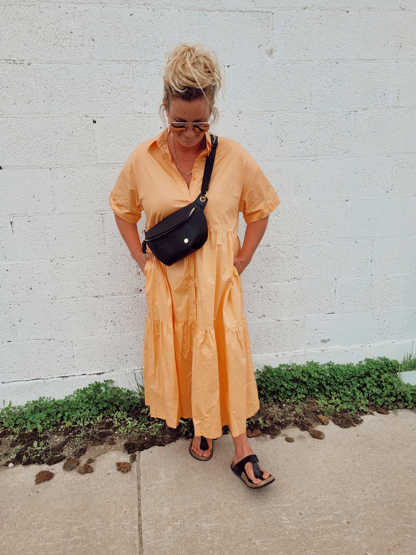 *NEW* Orange Creamsicle Midi Dress