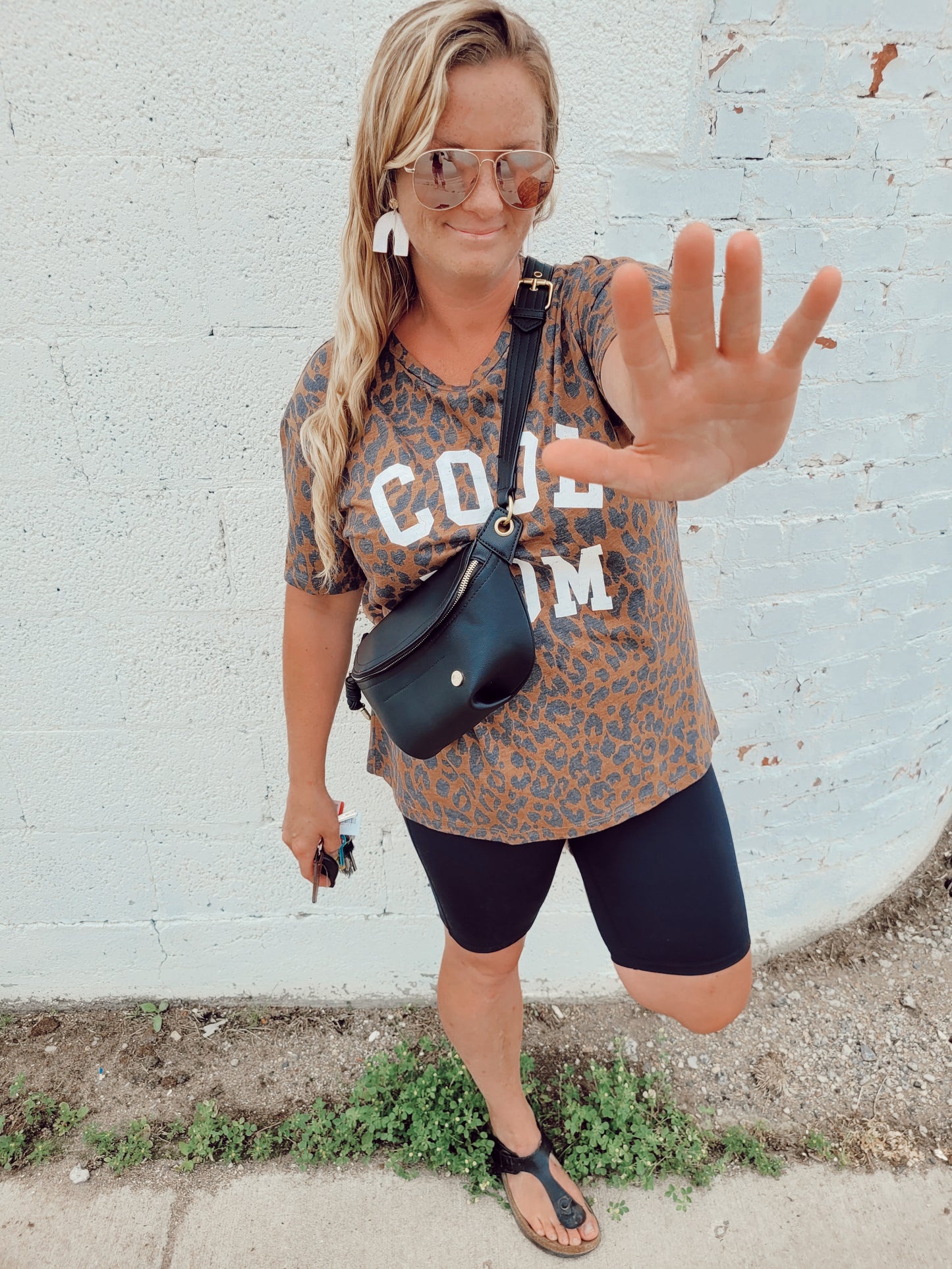 *NEW* Cool Mom Leopard Graphic Tee